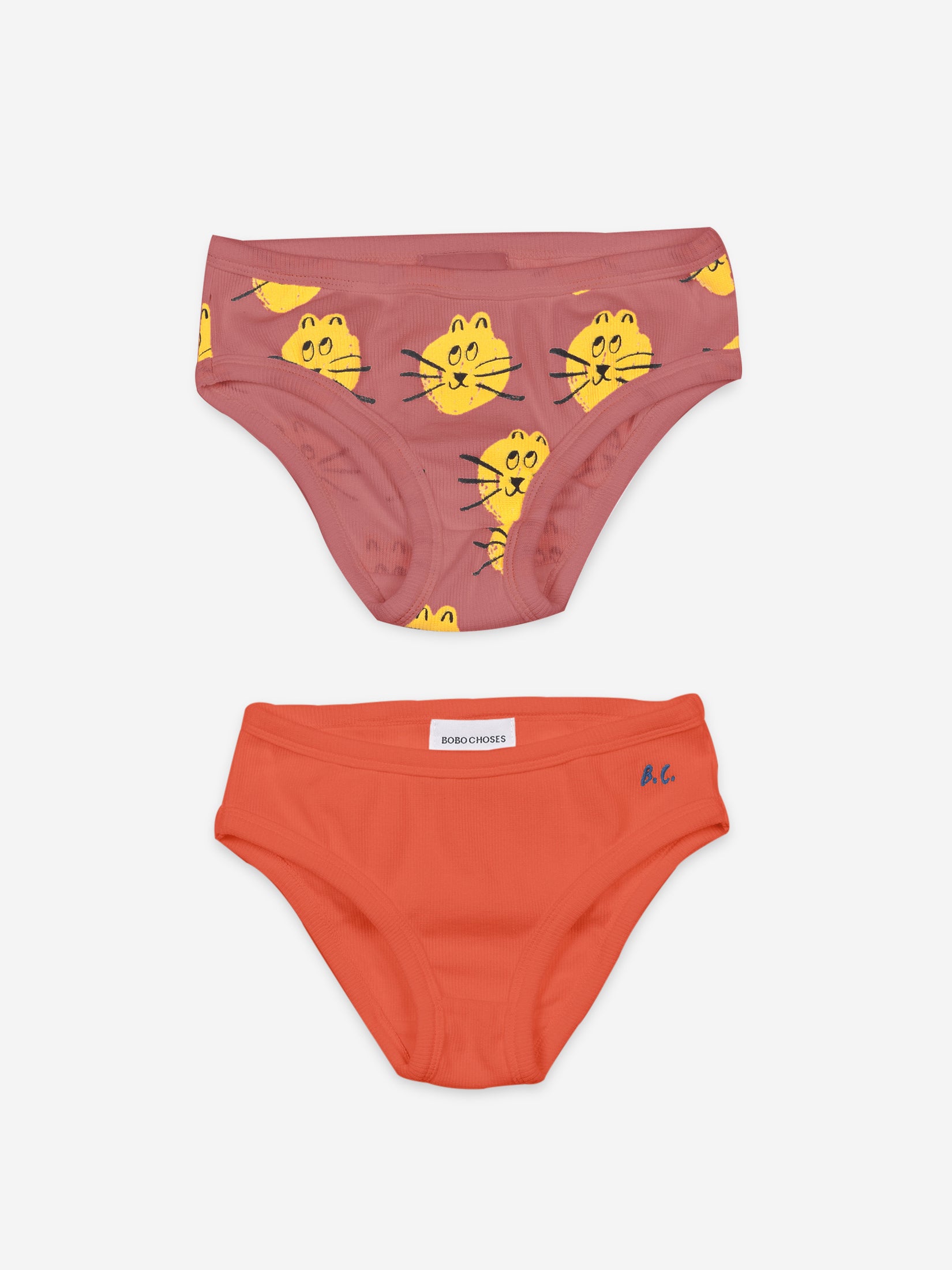 Girls Orange Underwear Set