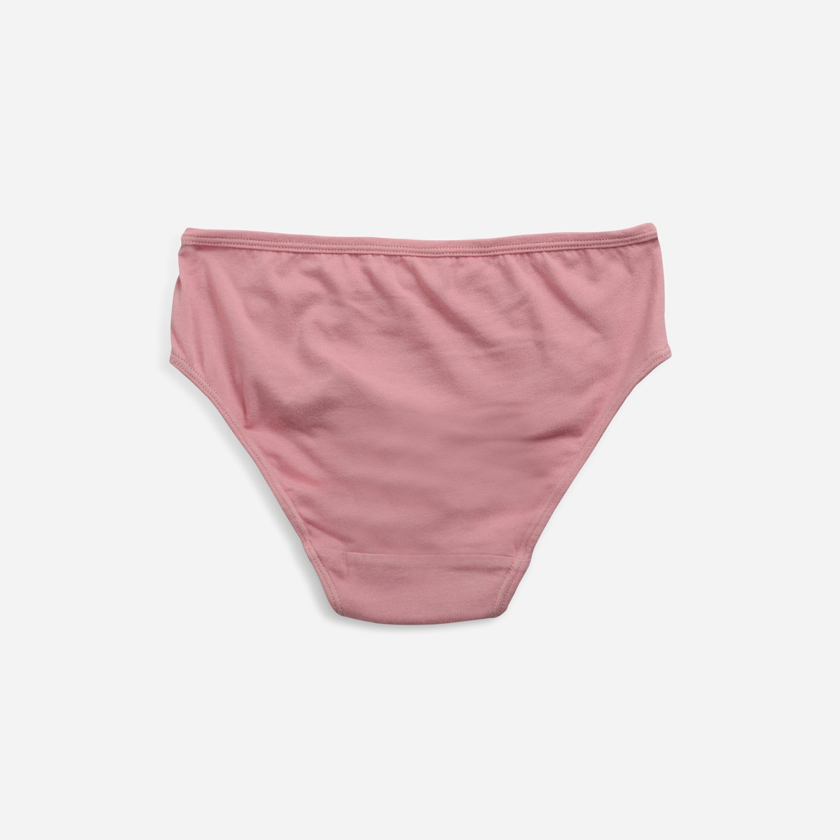 Girls Pink & Grey Cotton Underwear Set (2 Pack)