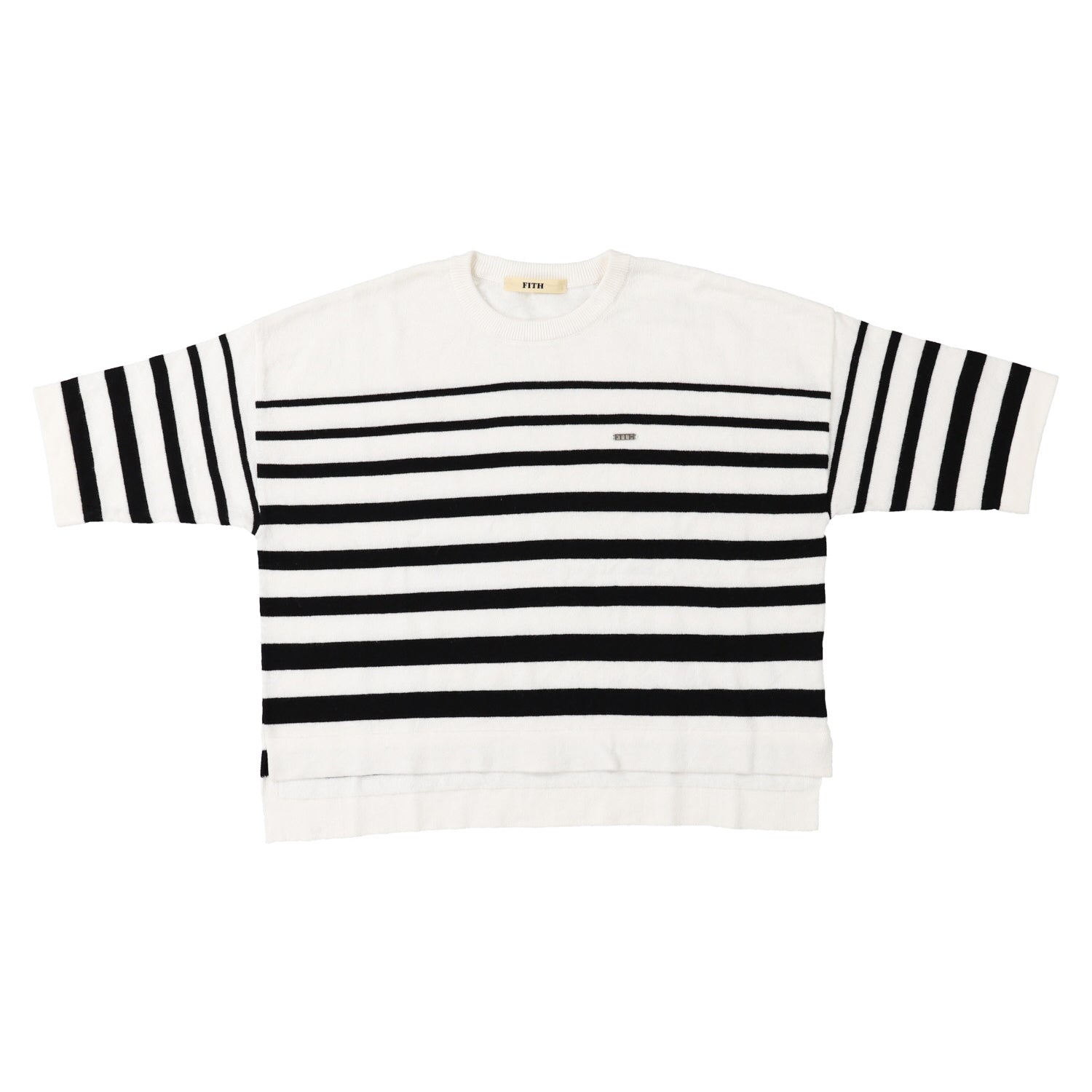 Boy & Girls White Stripe T-Shirts