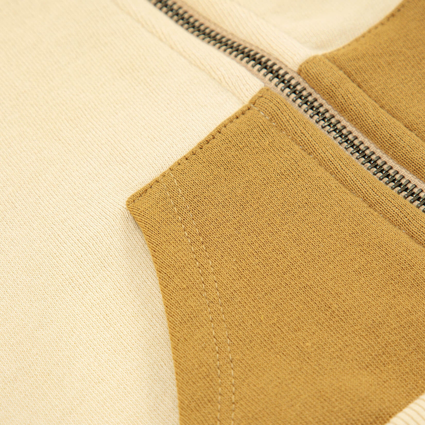 Baby Boys & Girls Beige Zip-Up Top
