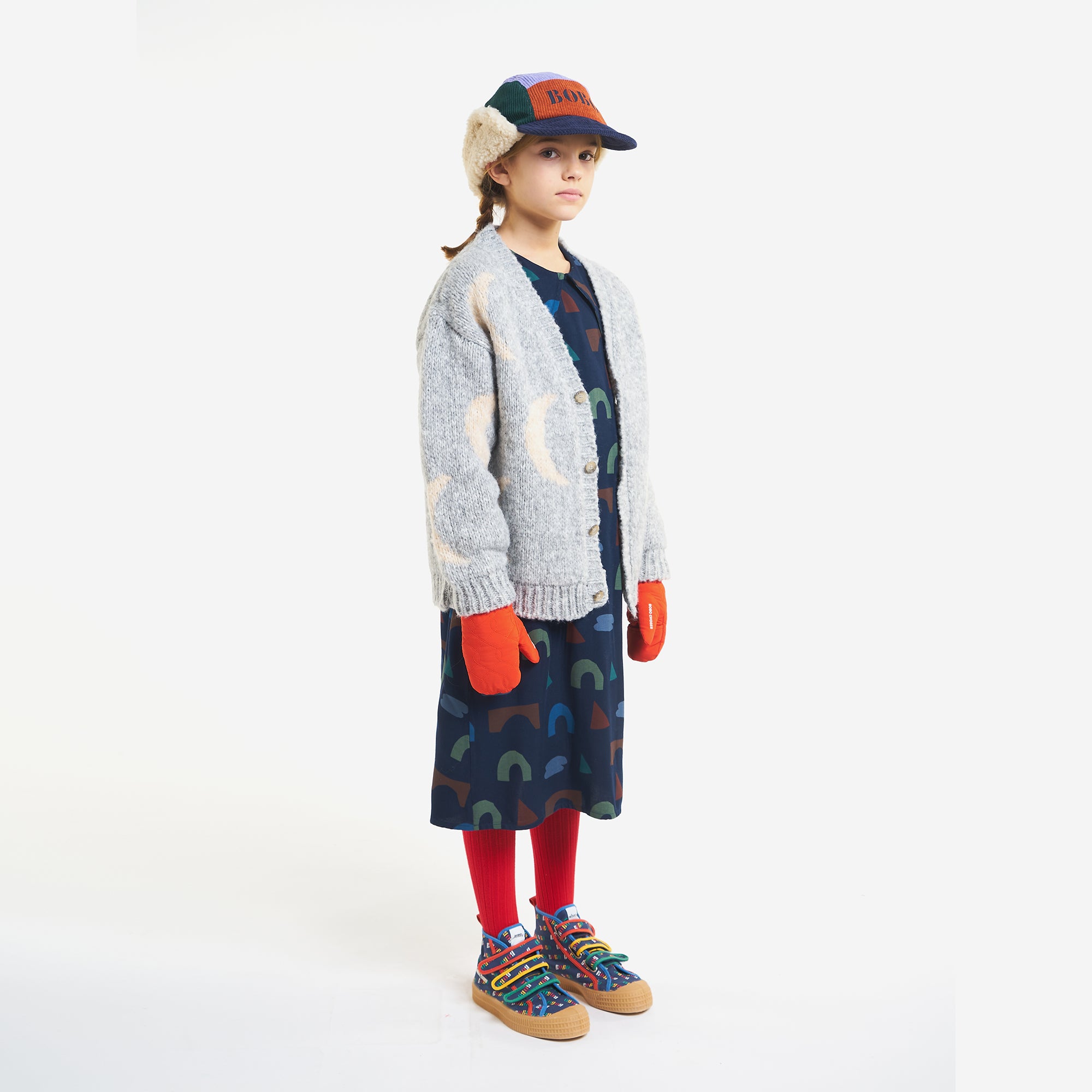 Boys & Girls Grey Moon Cardigan