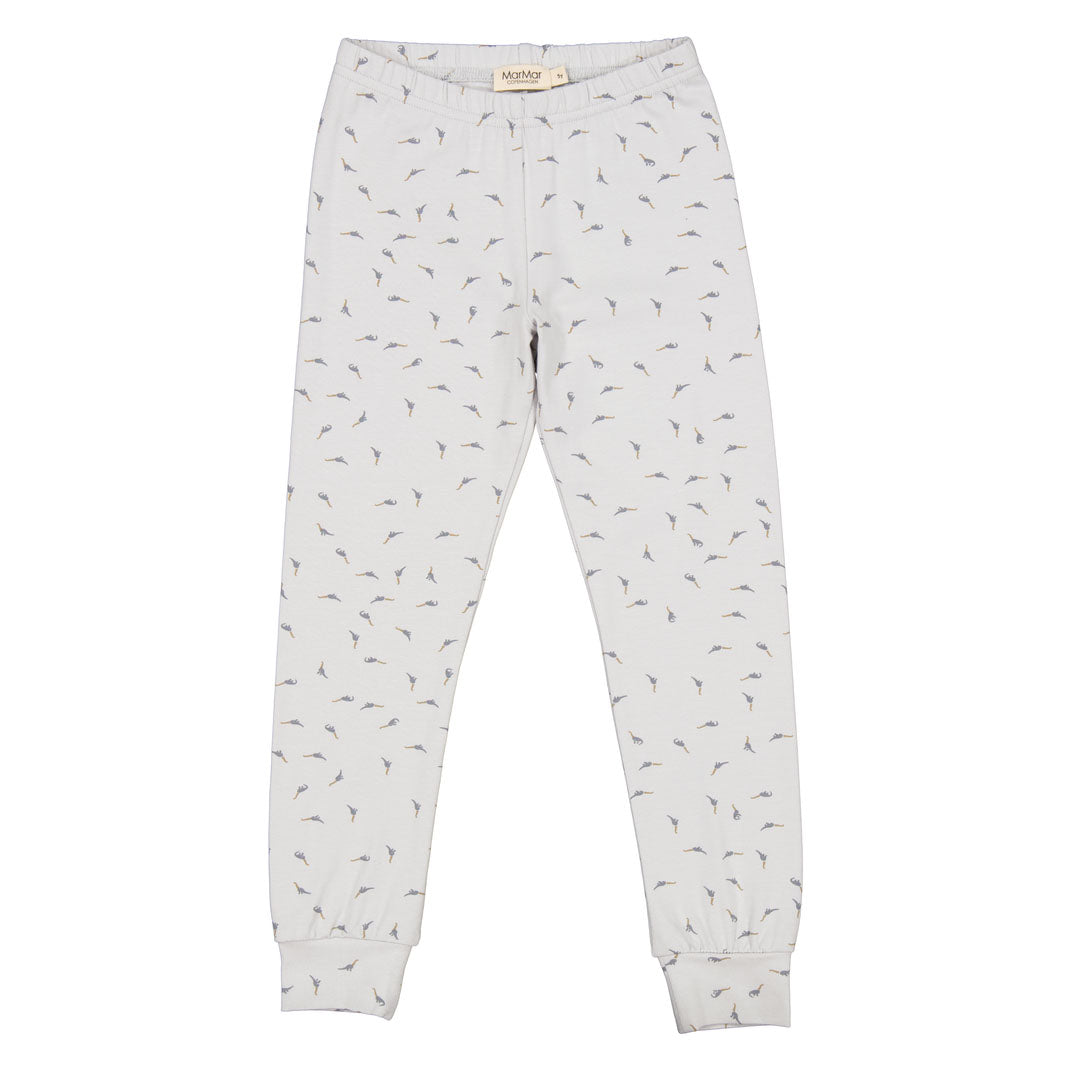 Boys White Printed Set