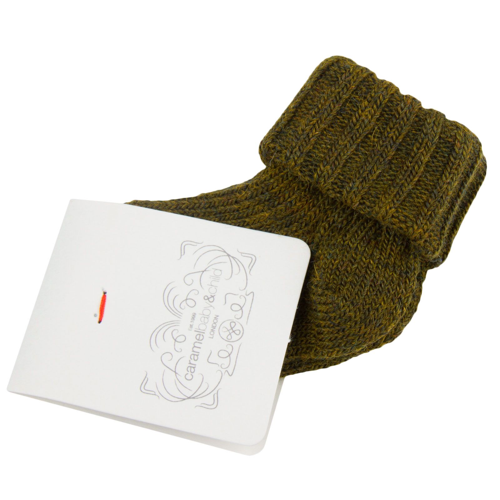 Baby Light Brown  Knitted Low Socks - CÉMAROSE | Children's Fashion Store - 2