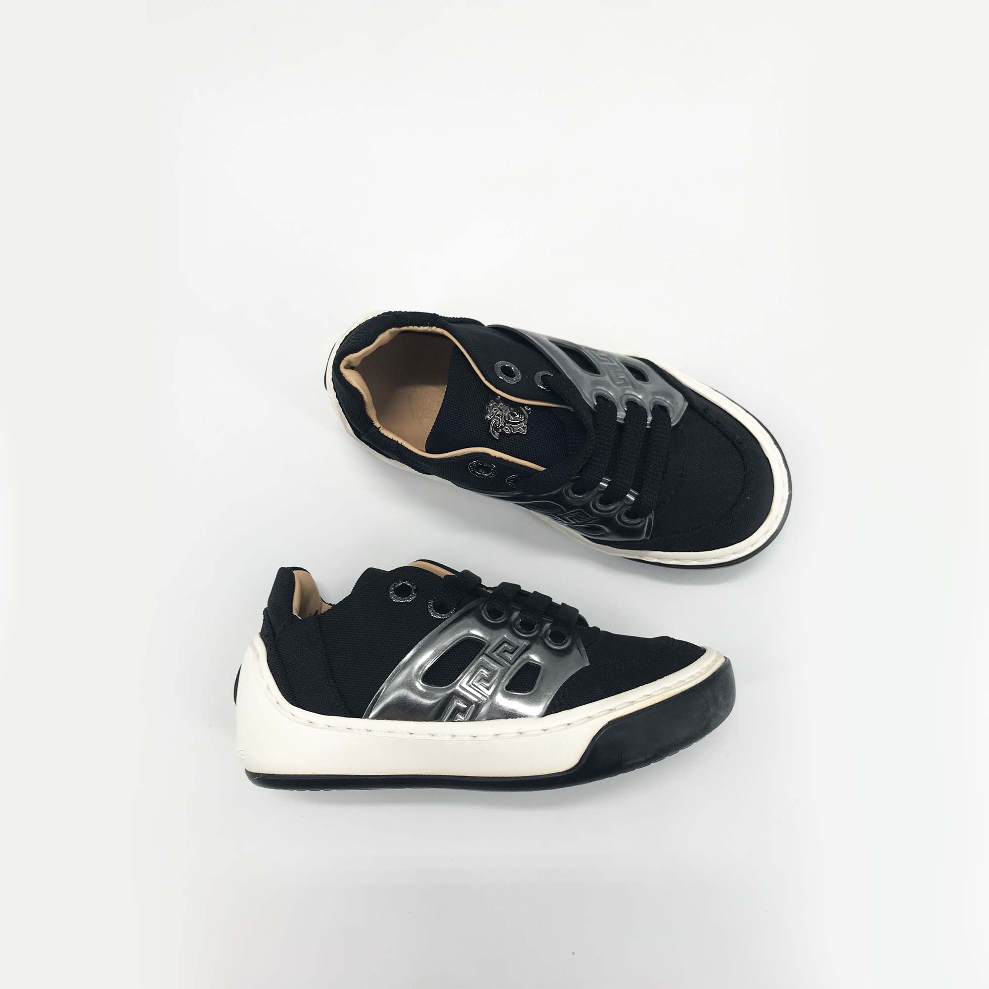 Boys & Girls Black Low Trainers