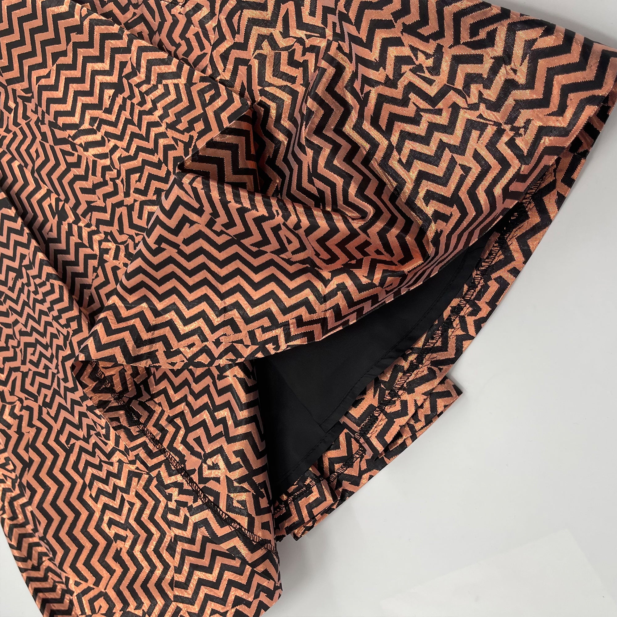 Girls Metallic Bronze&Black Monster Dress