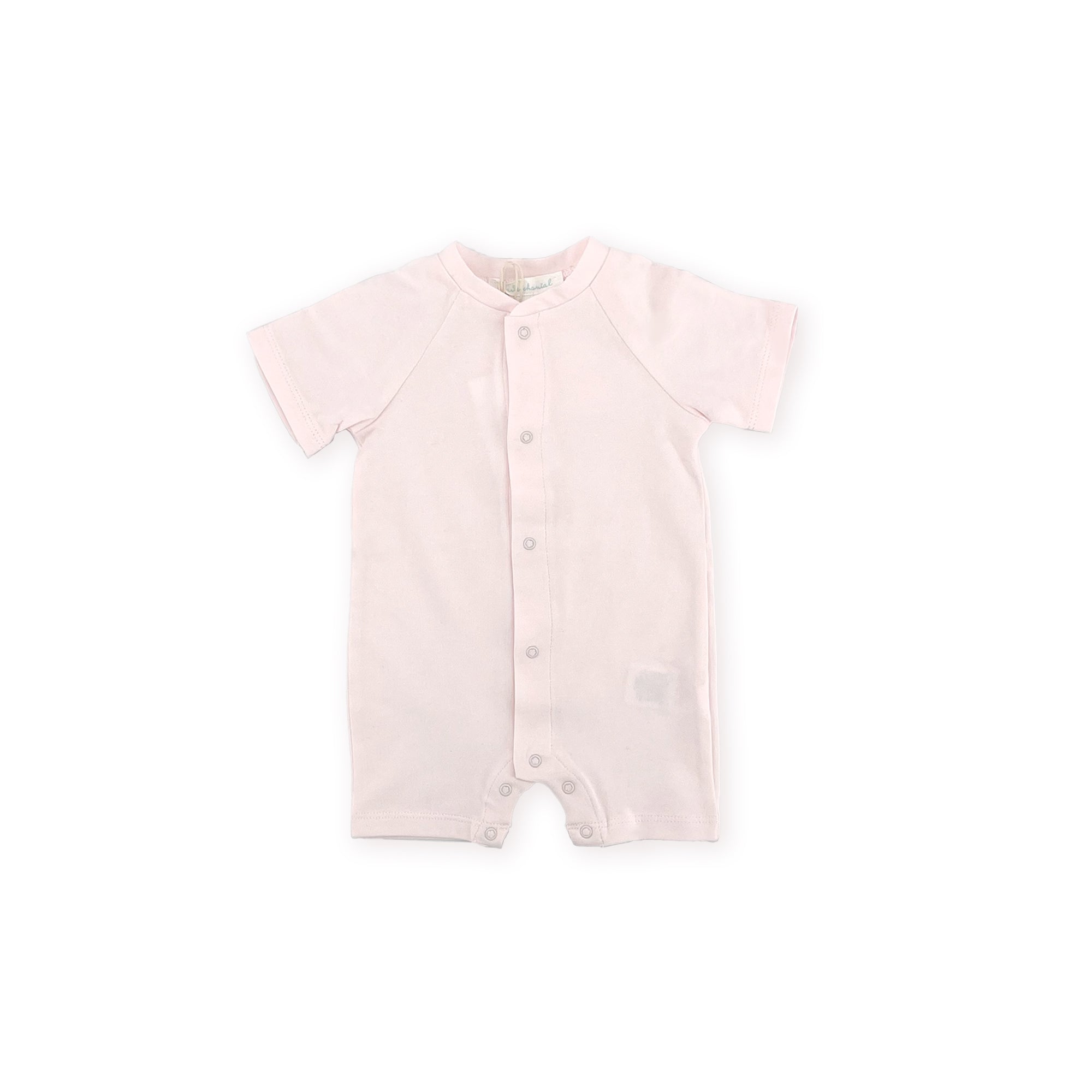 Baby Girls Pink Cotton Babysuit
