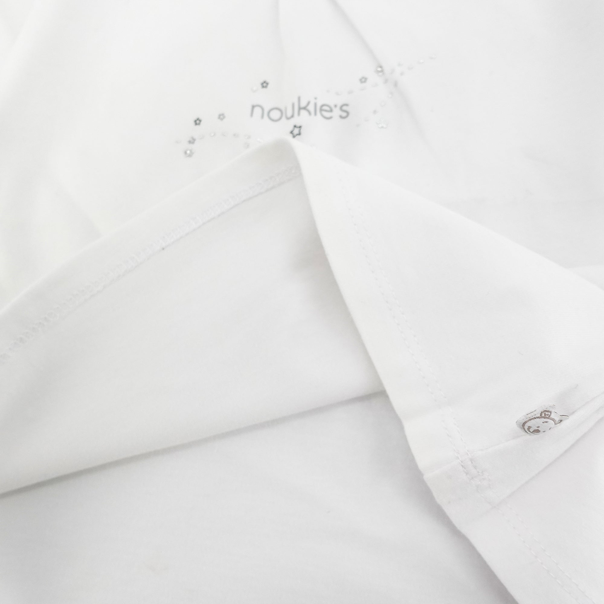 Baby Girls White Cotton T-Shirt
