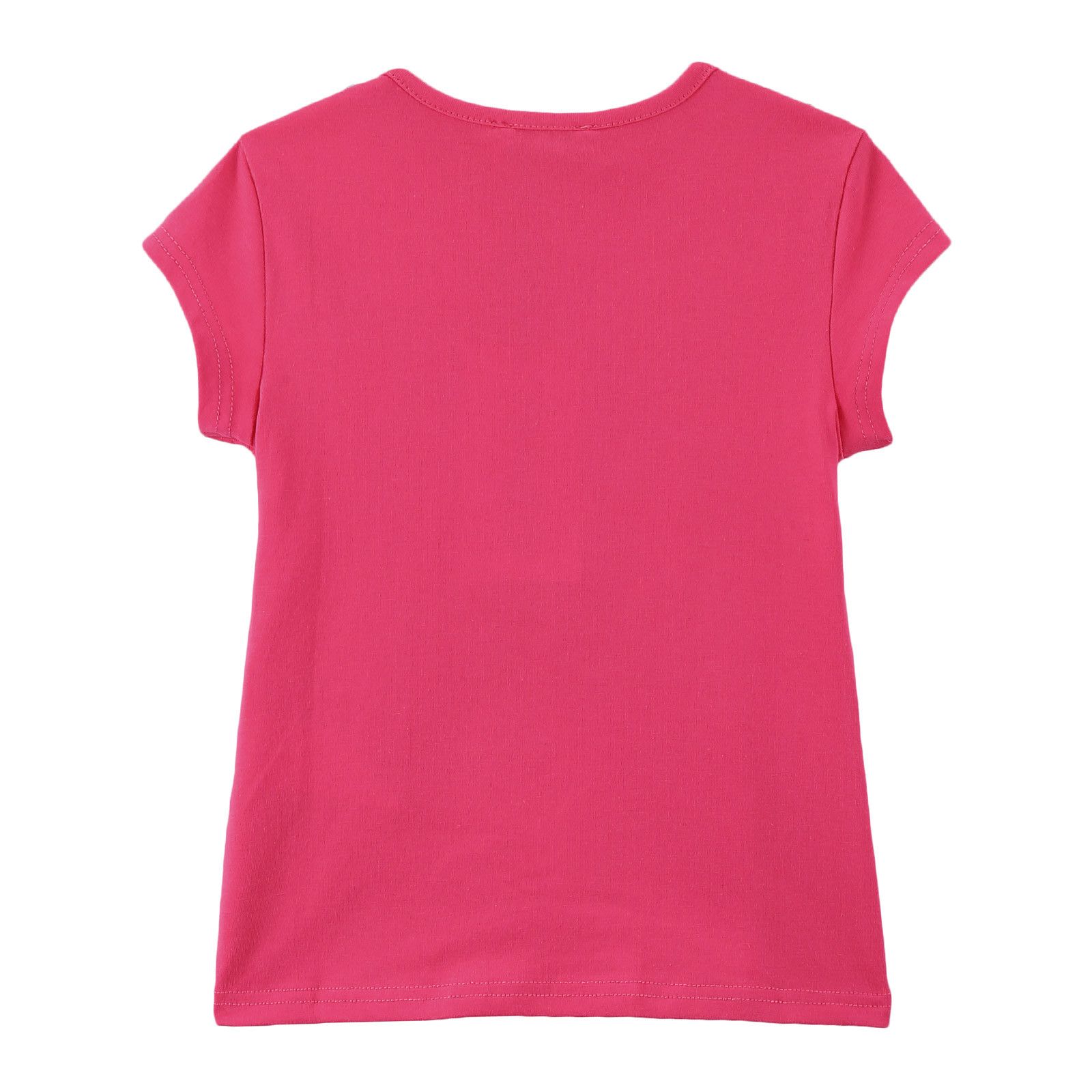 Girls Red Tiger Head Printed Cotton Jersey T-Shirt - CÉMAROSE | Children's Fashion Store - 2