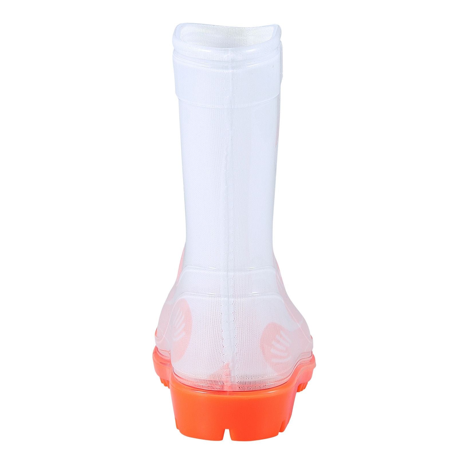 Girls Orange Transparent Boots - CÉMAROSE | Children's Fashion Store - 2
