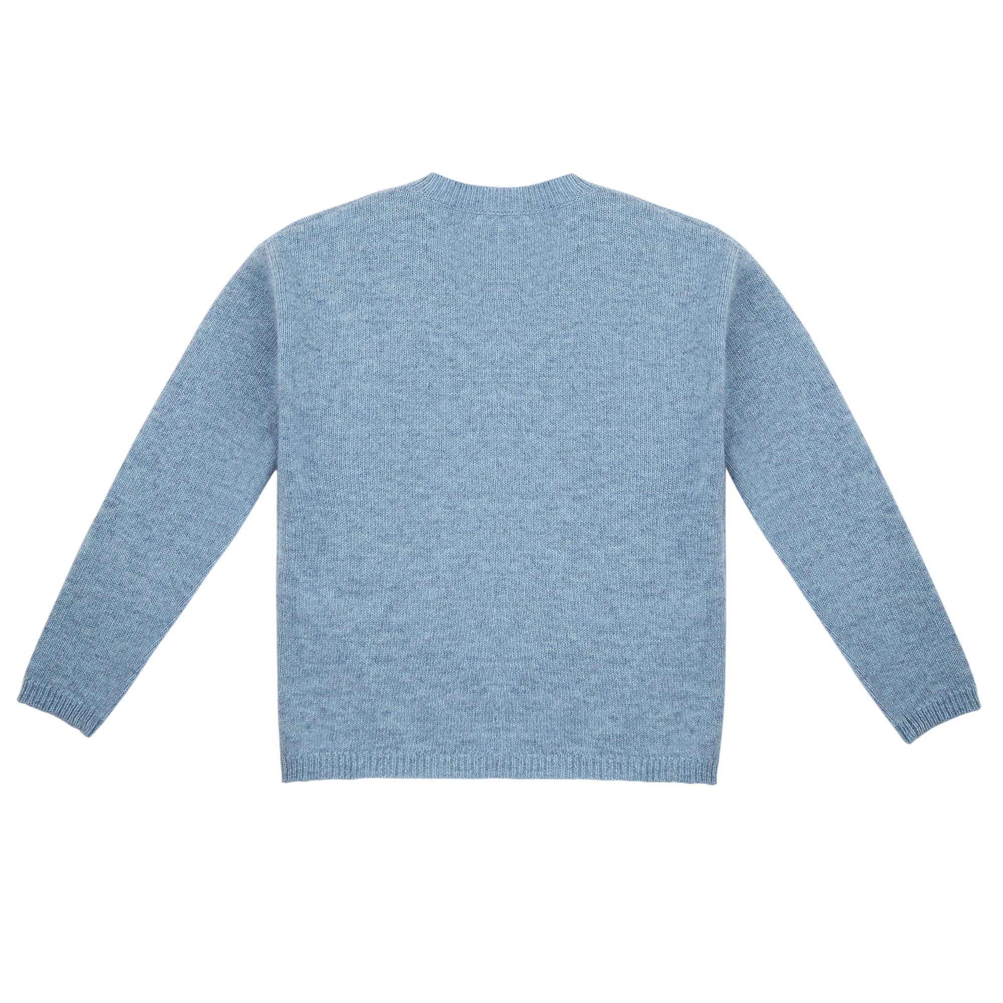 Girls Light Blue Wool Sweater