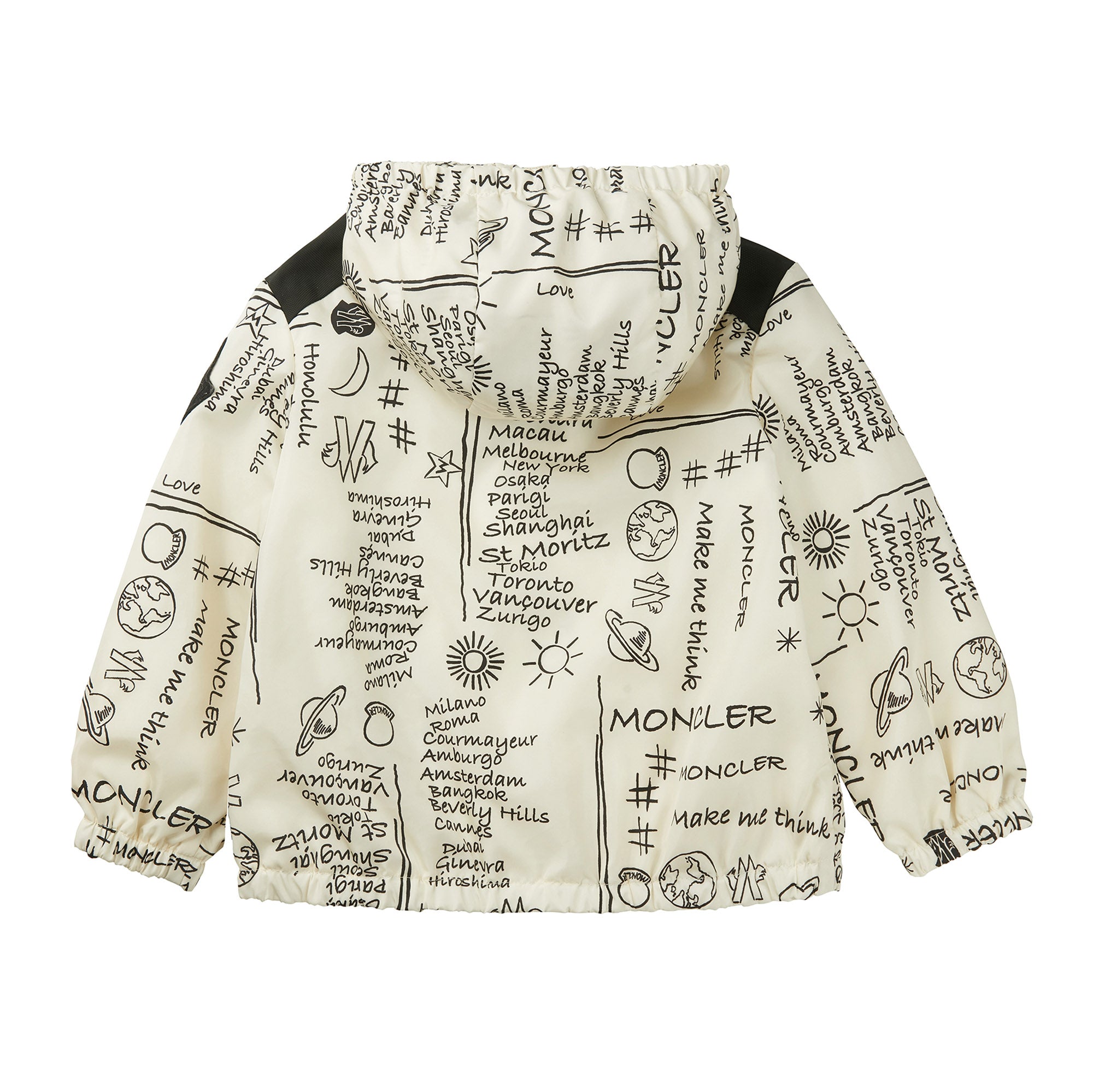 Girls White Logo Jacket