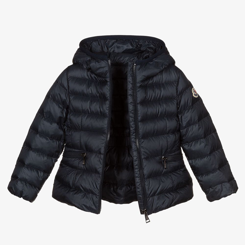 Girls Navy "LISET" Padded Down Jacket