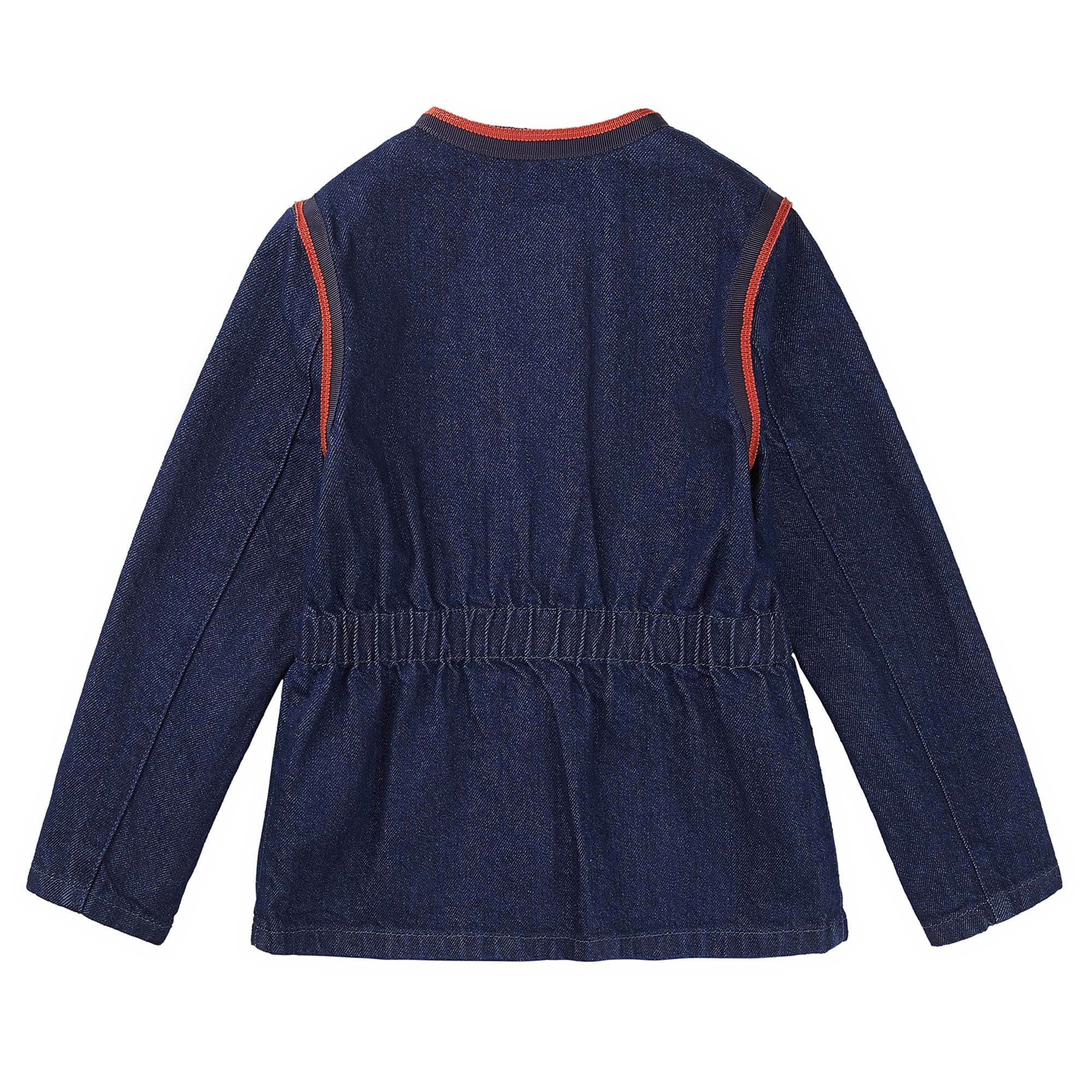 Girls Dark Blue Denim Jacket