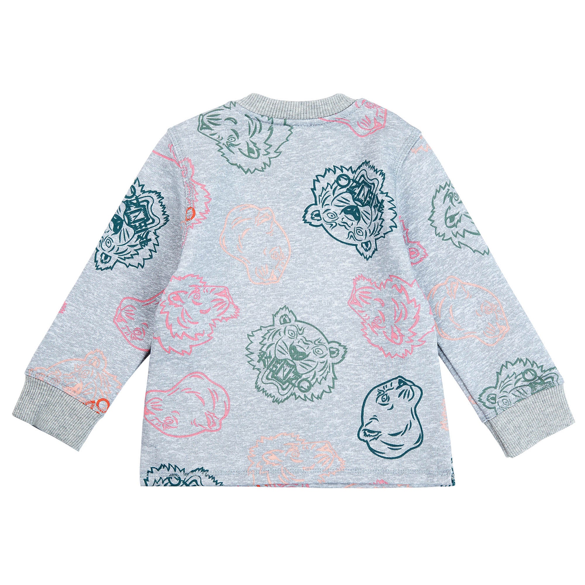 Baby Girls Grey Printing Cotton Top