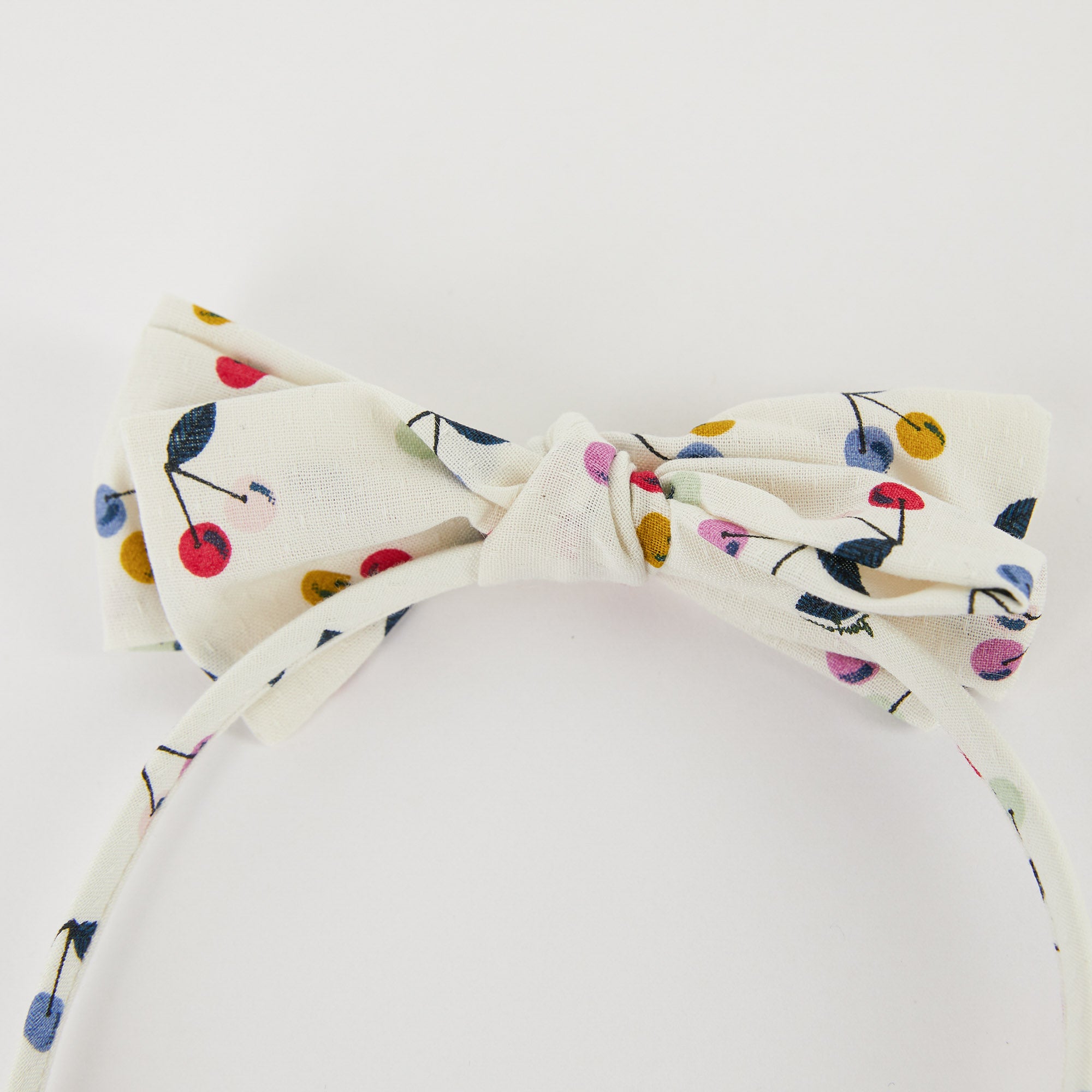 Girls White Logo Headband