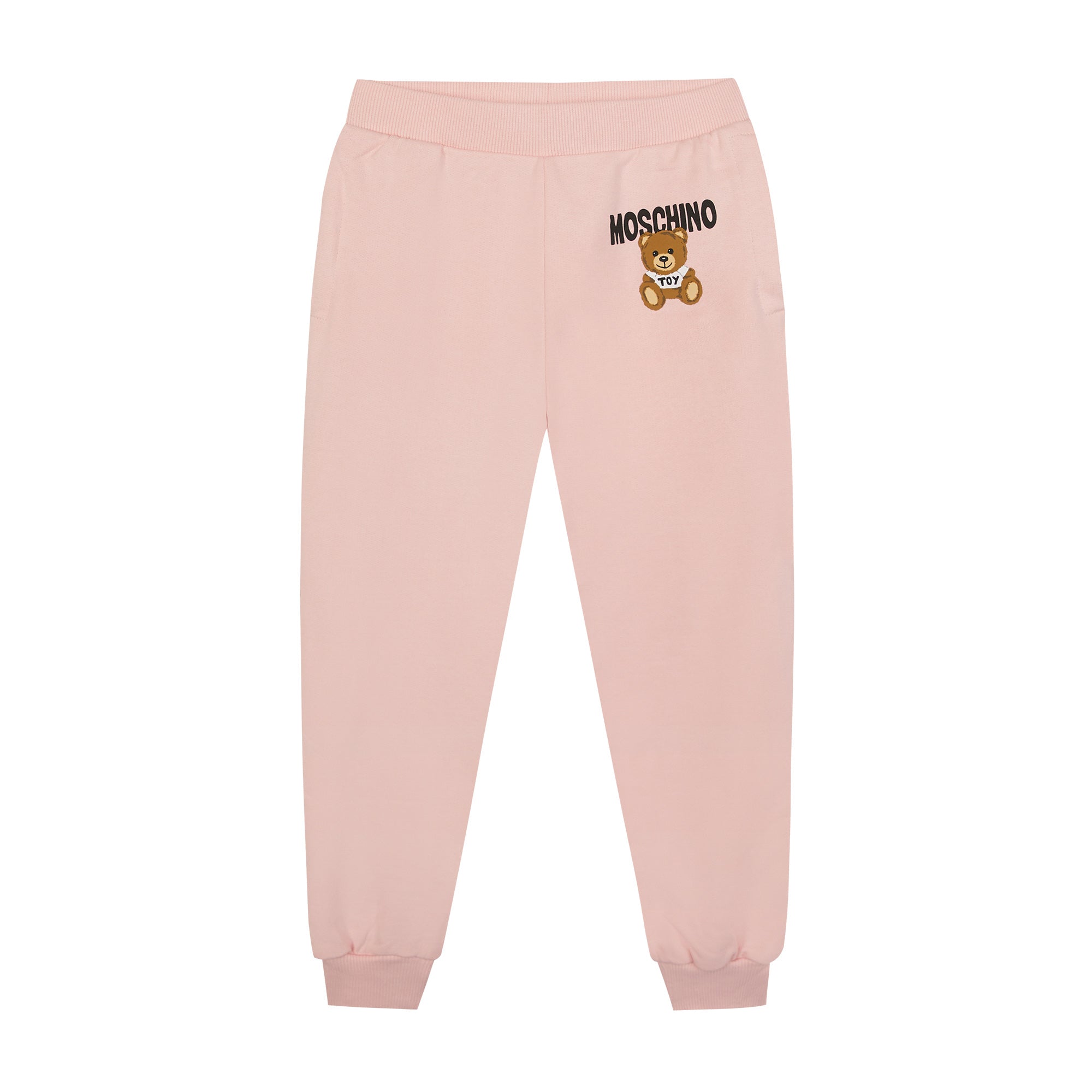 Girls Pink Logo Cotton Set