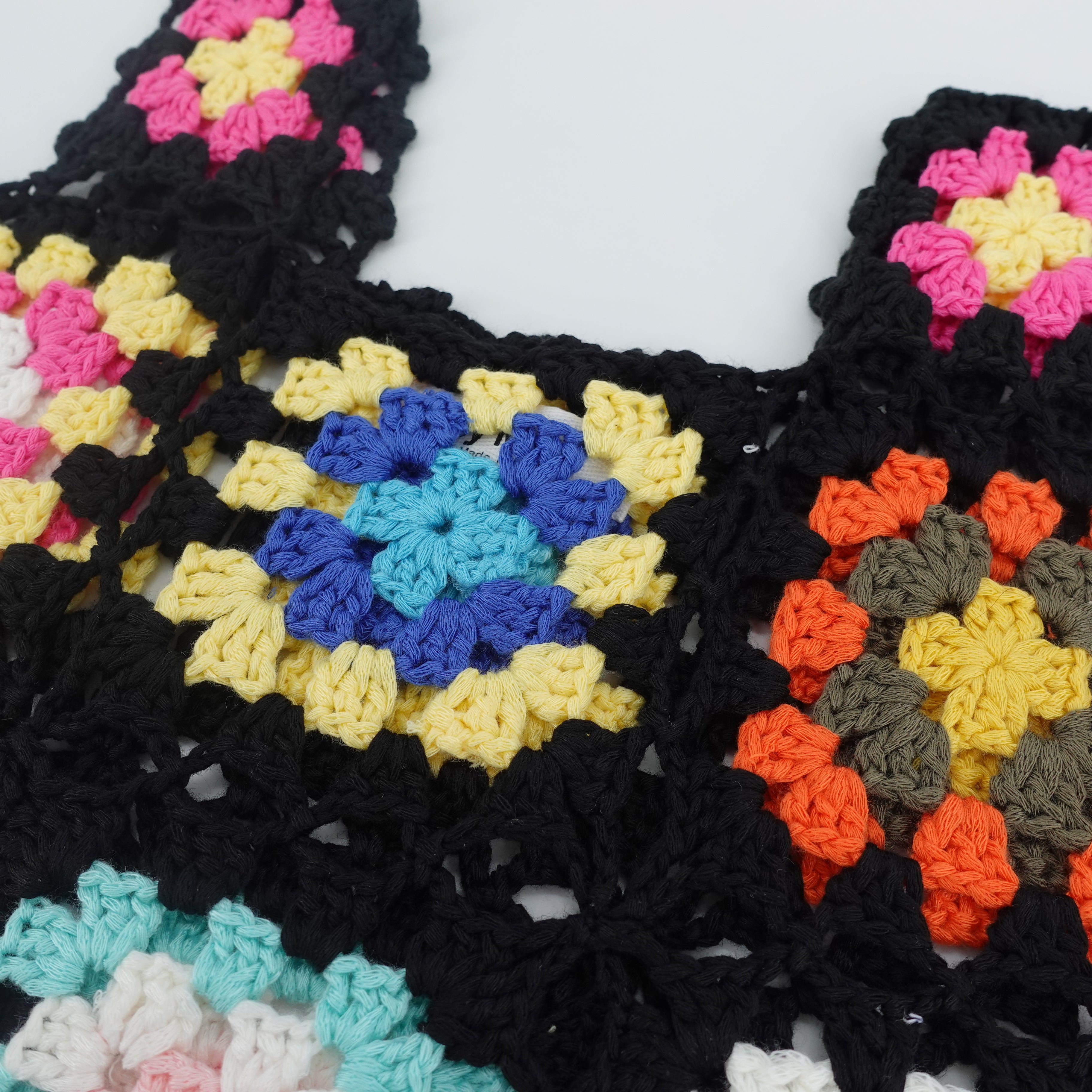 Girls Black Knit Vest