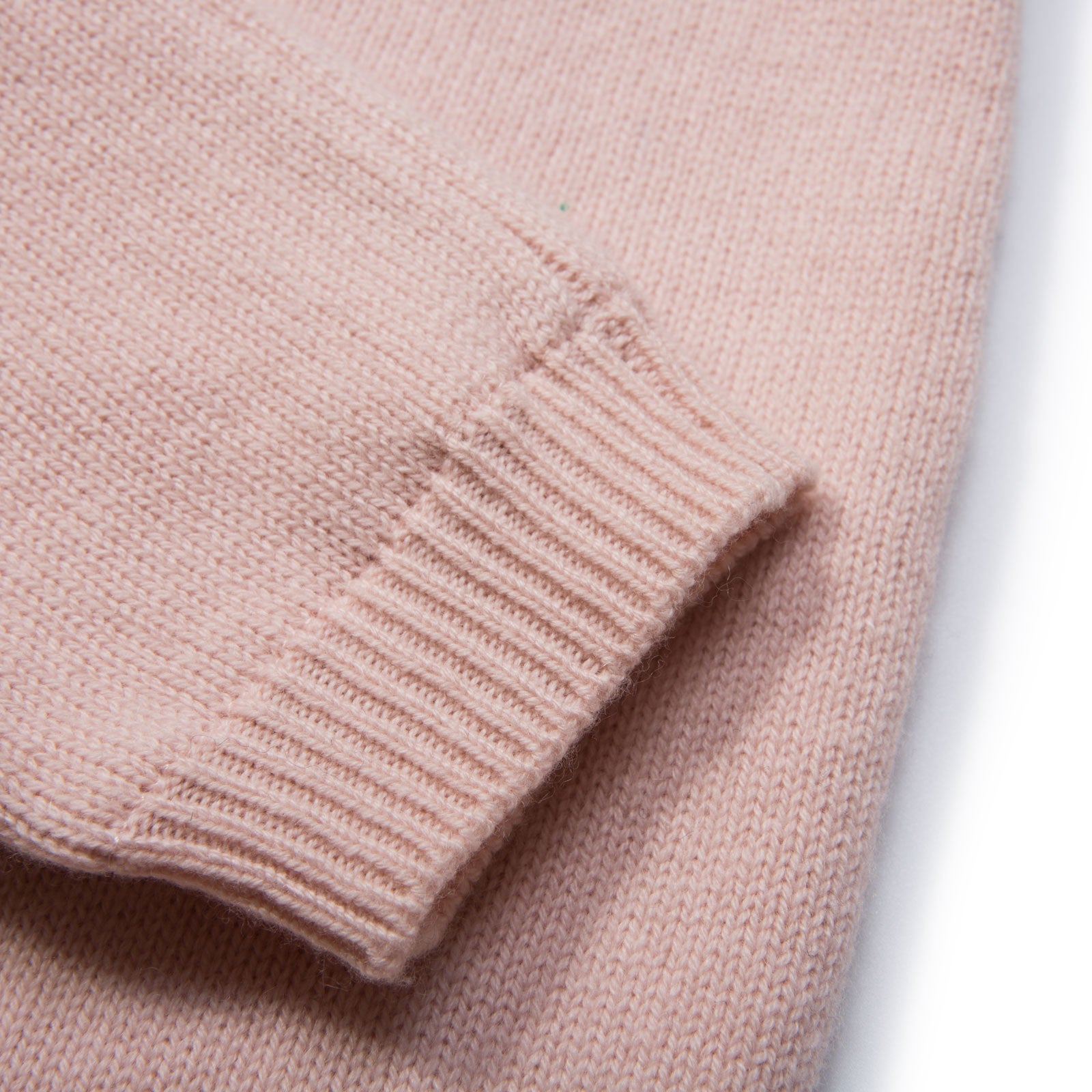 Acorn Baby Light Pink Wool&Cashmere Hooded Babysuit - CÉMAROSE | Children's Fashion Store - 4