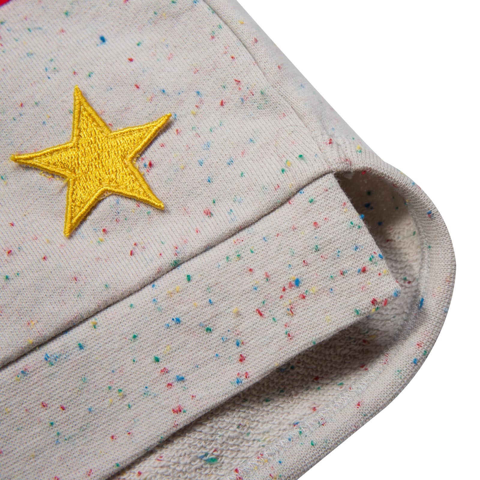 Judy Girls Grey Star Patch Sweatshirt - CÉMAROSE | Children's Fashion Store - 5