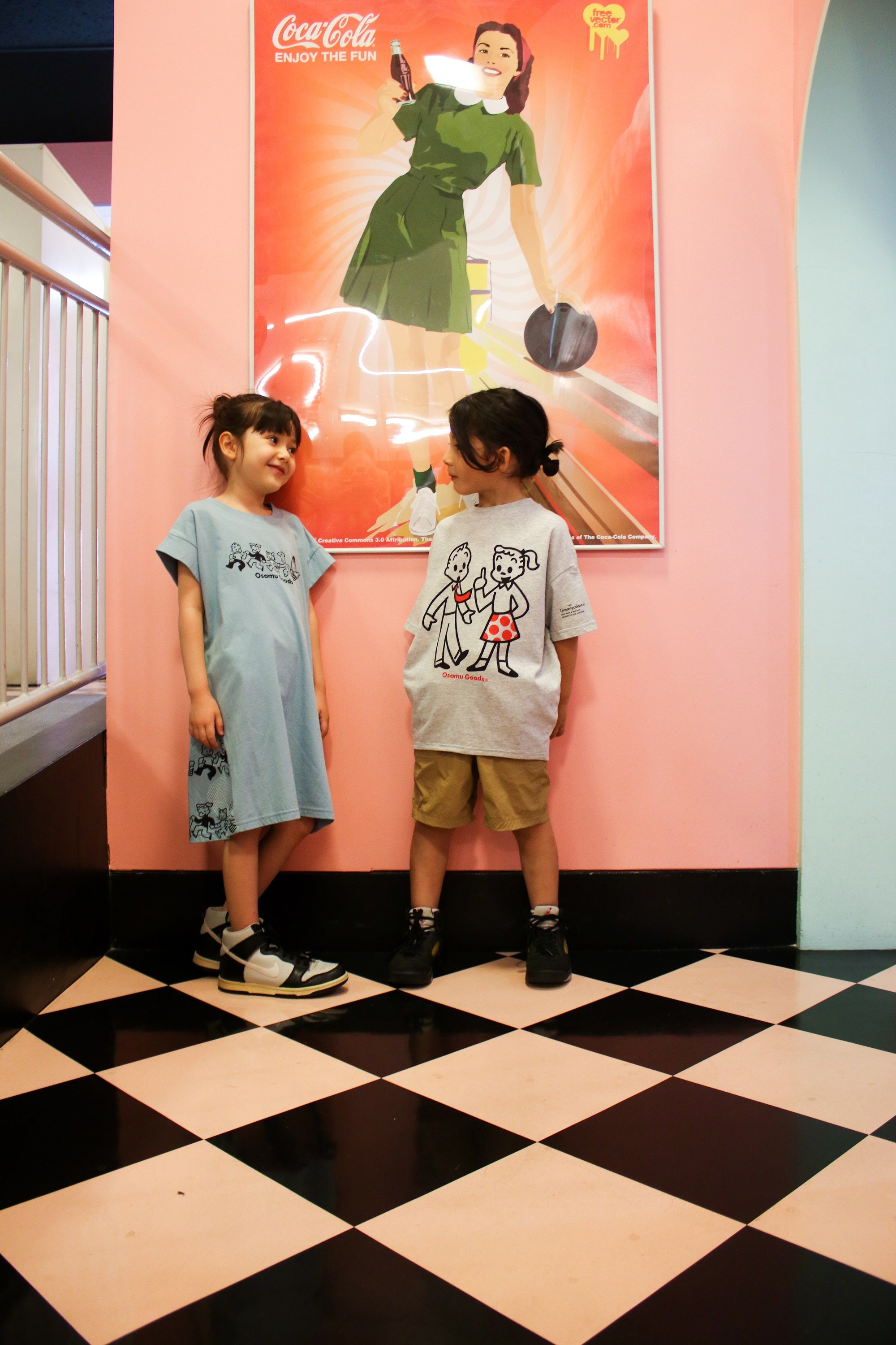 Girls Blue Cotton Dress