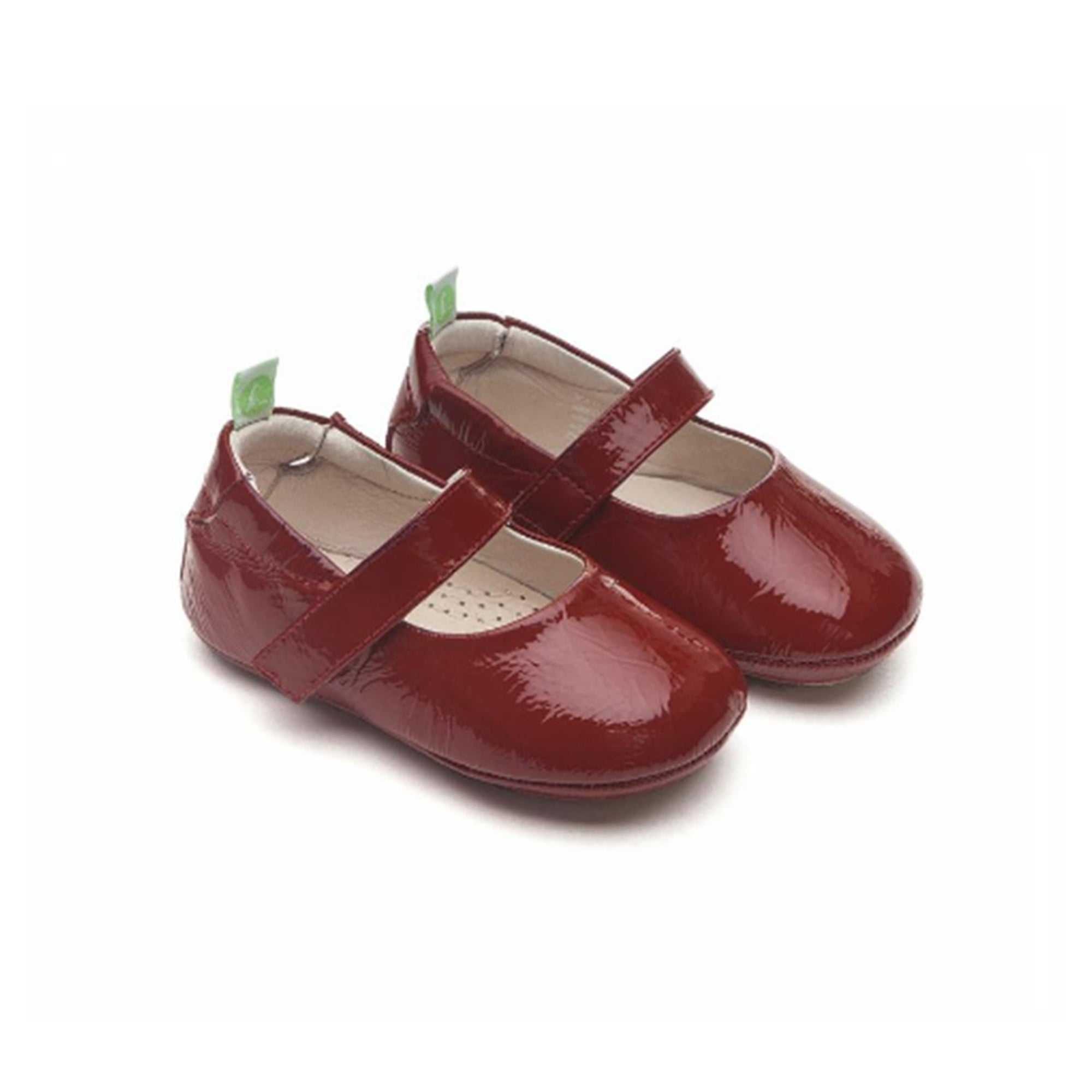 Baby Girls Patent Red Leather Shoes