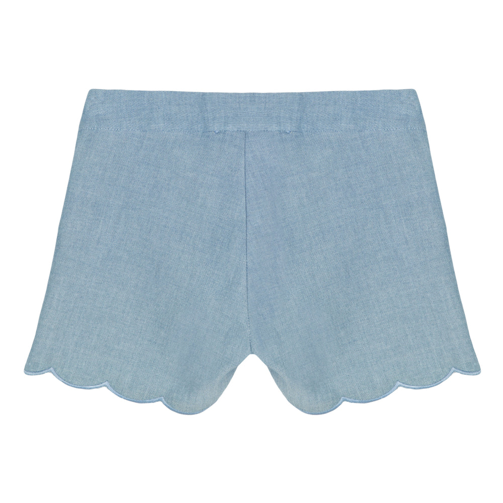 Girls Light Blue Shorts