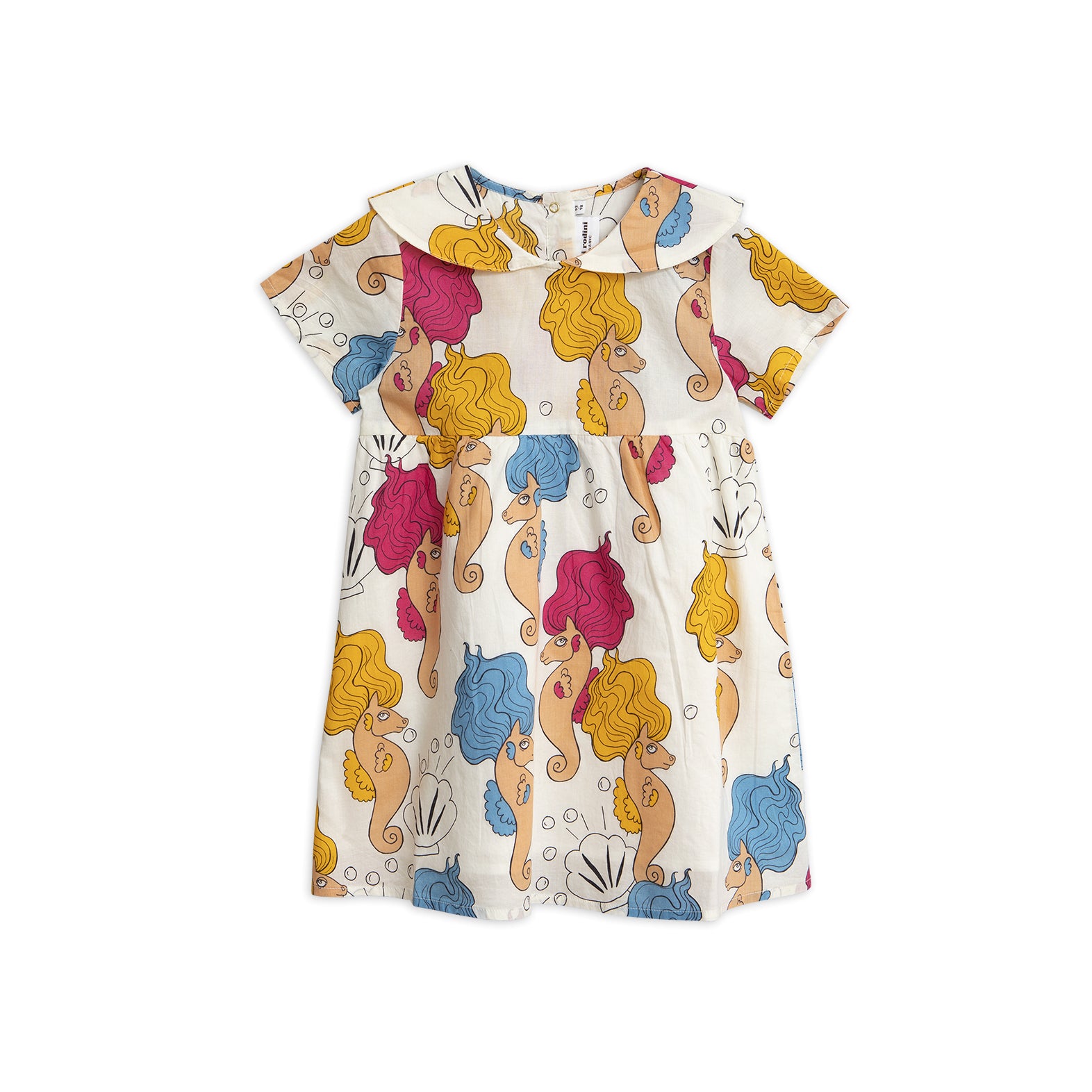 Girls Off-white Cotton Dress