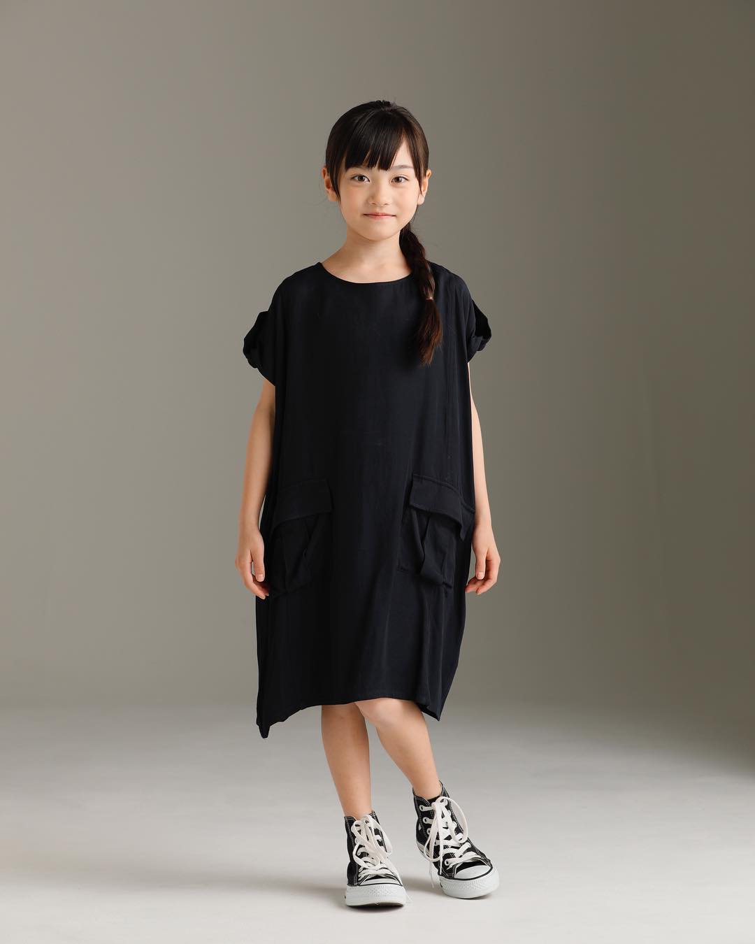 Girls Navy Dress
