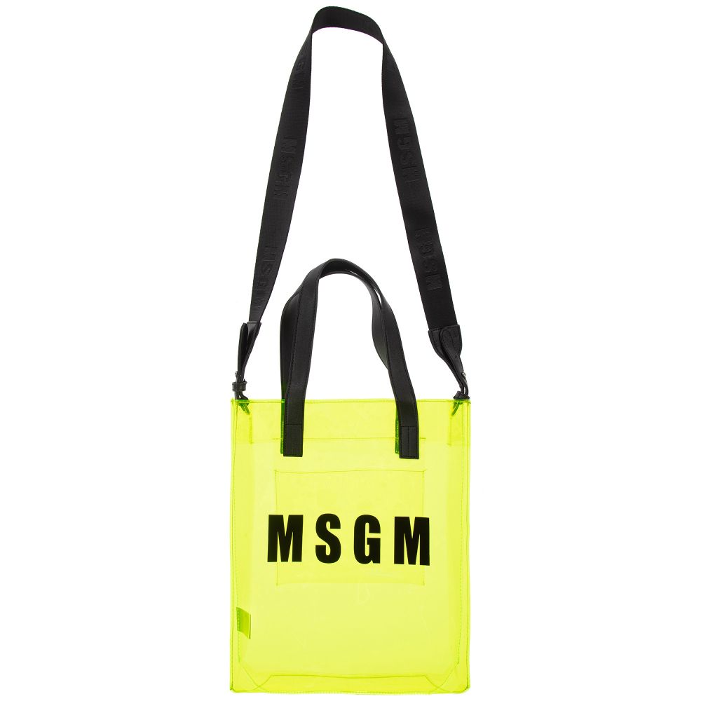 Girls Yellow Logo Bag