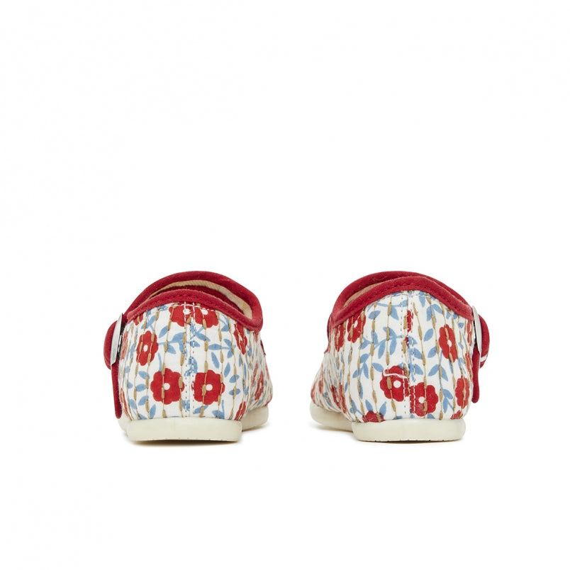Baby Girls Red Cotton Shoes