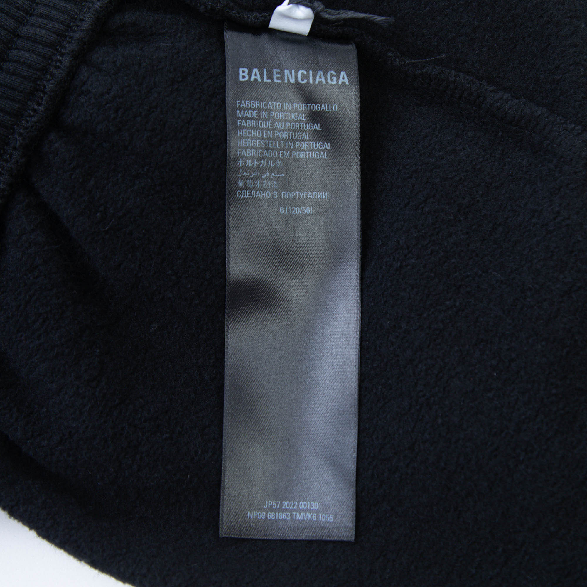 Boys & Girls Black Cotton Trousers