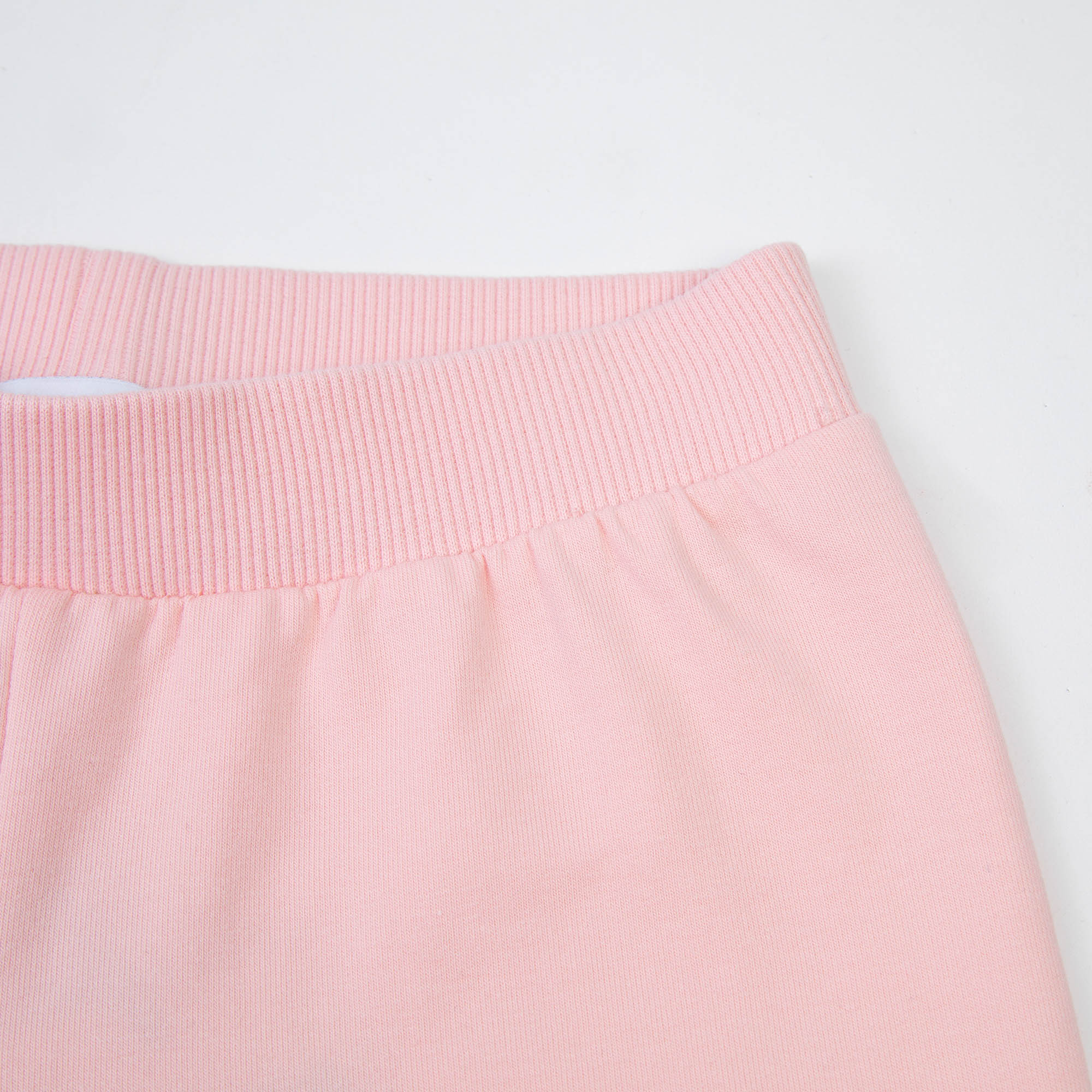 Baby Boys & Girls Pink Logo Cotton Trousers