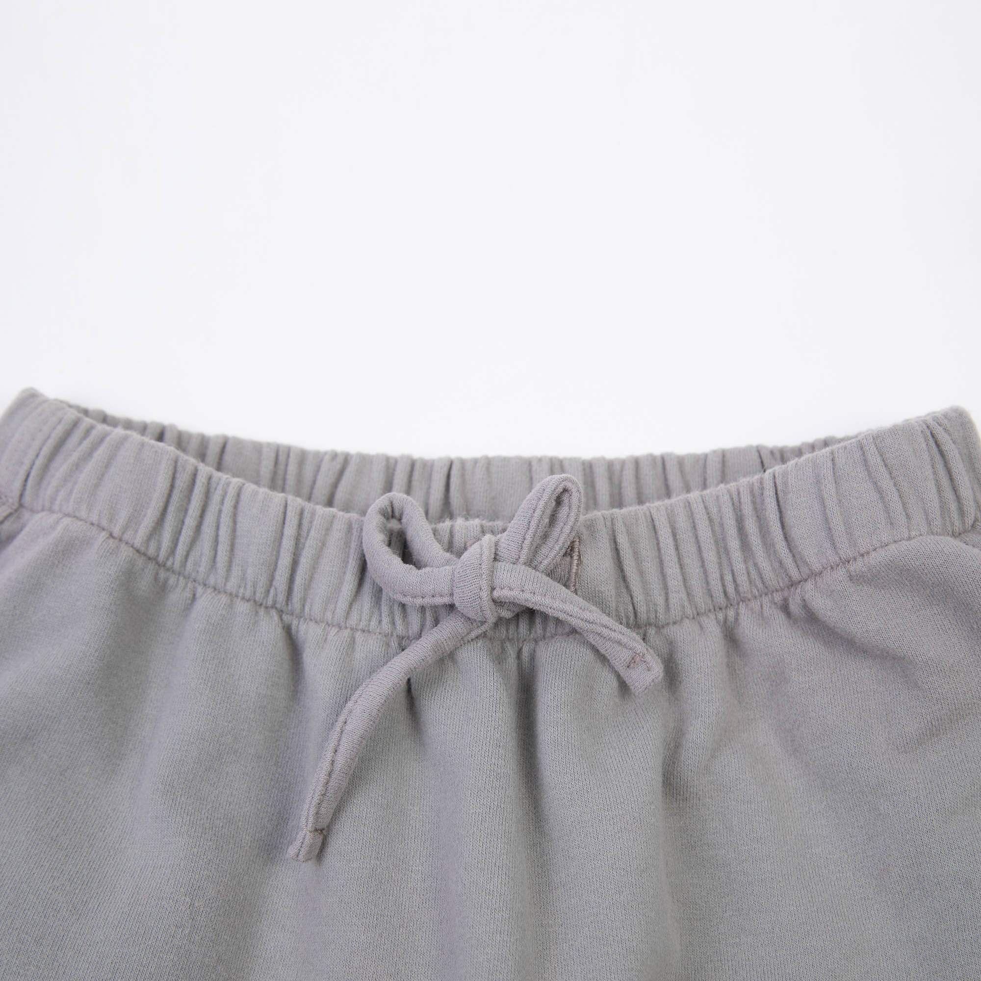 Baby Boys & Girls Grey Cotton Trousers