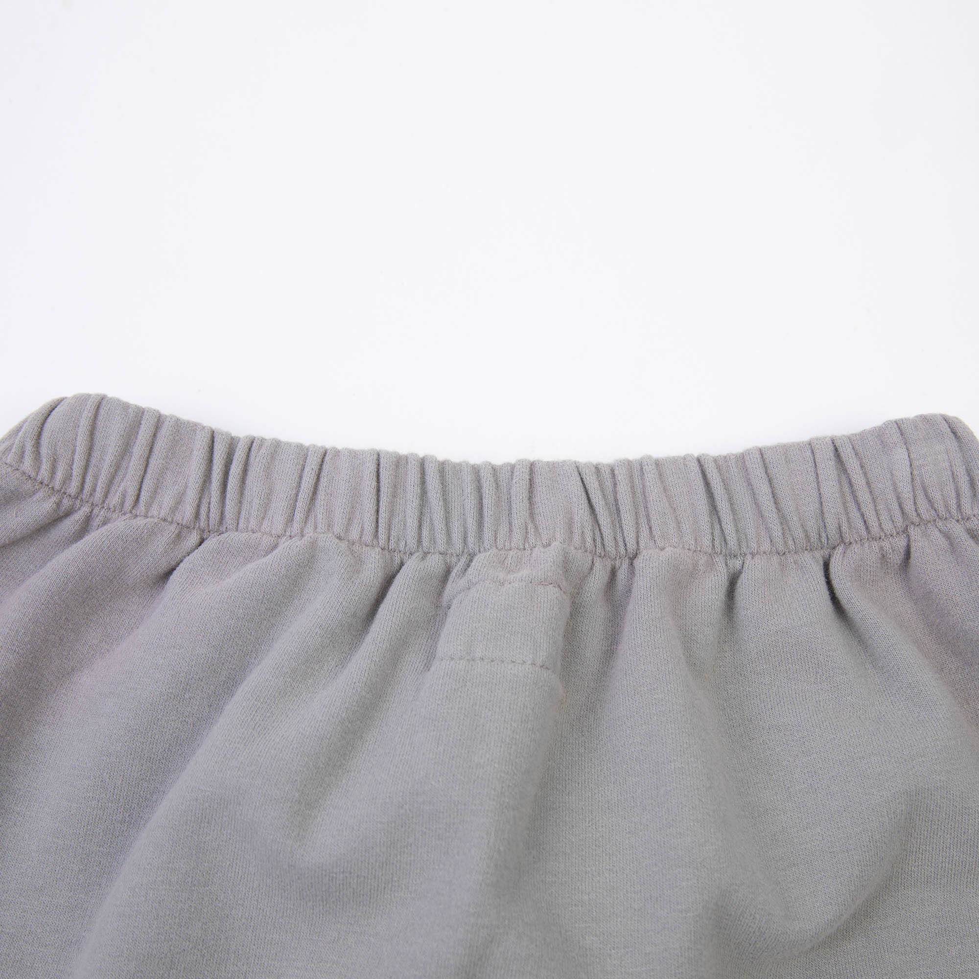 Baby Boys & Girls Grey Cotton Trousers