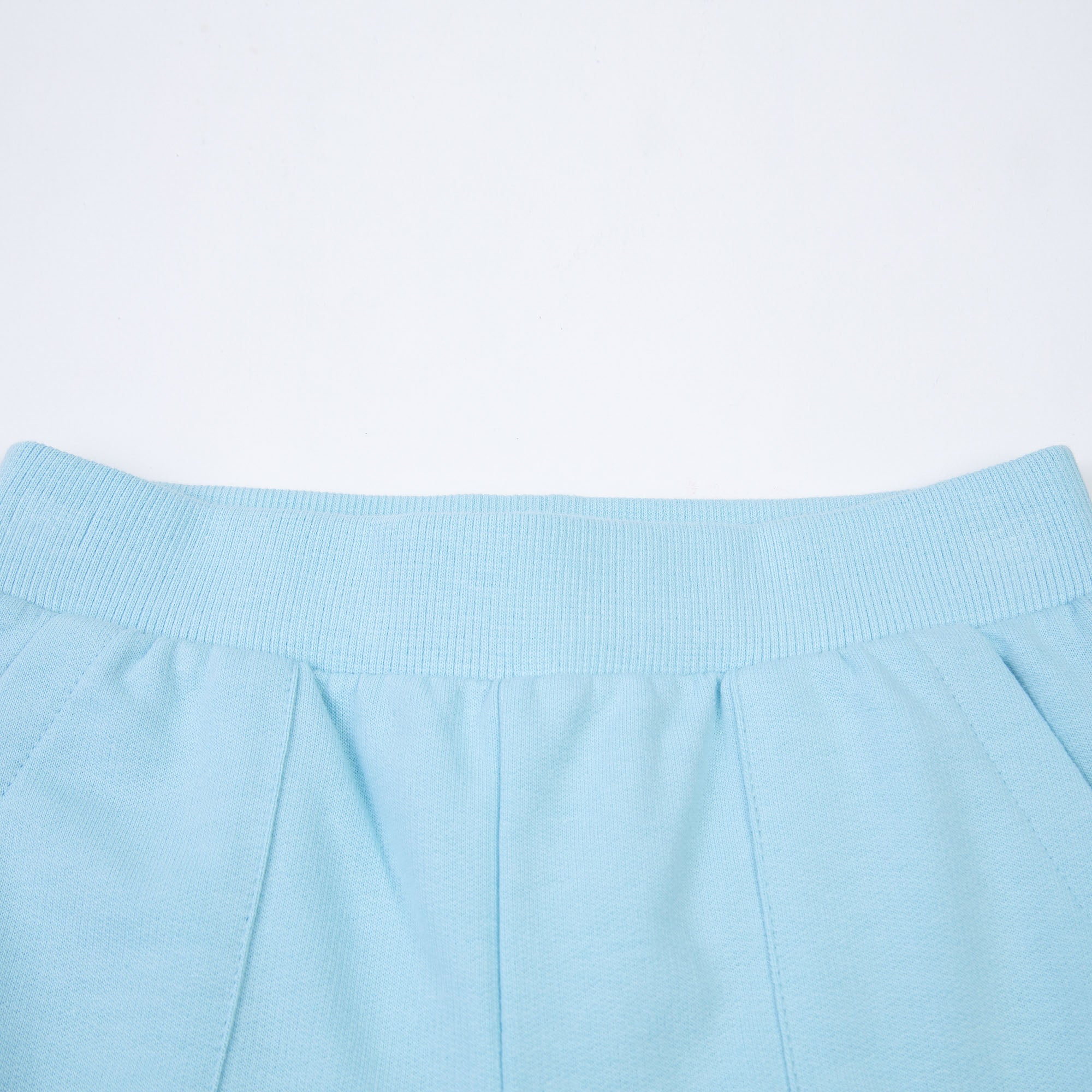Baby Boys & Girls Blue Cotton Trousers
