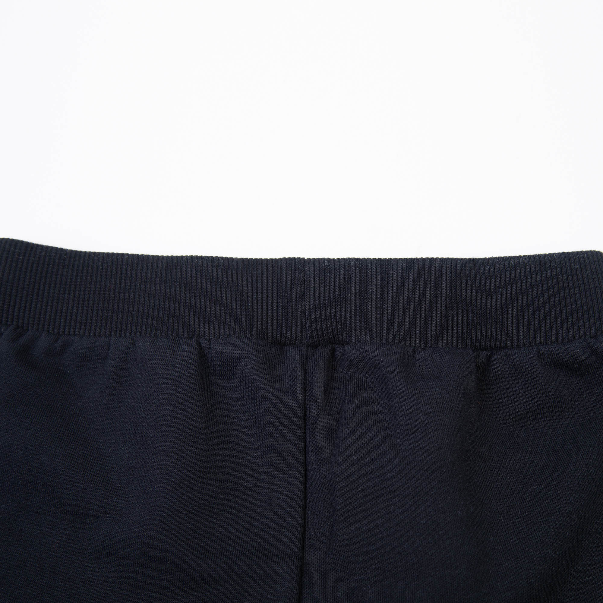 Baby Boys & Girls Black Logo Cotton Trousers