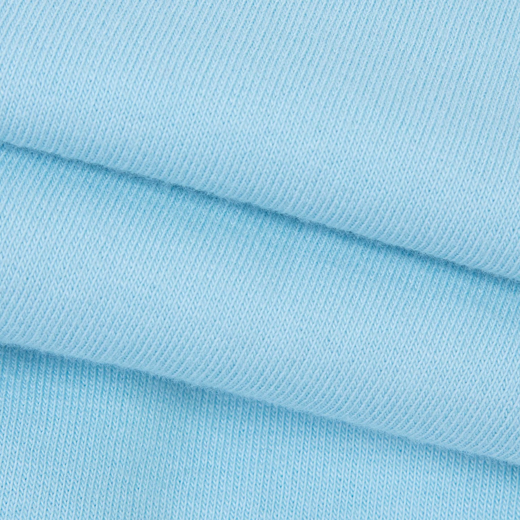 Baby Boys & Girls Blue Logo Cotton Babysuit