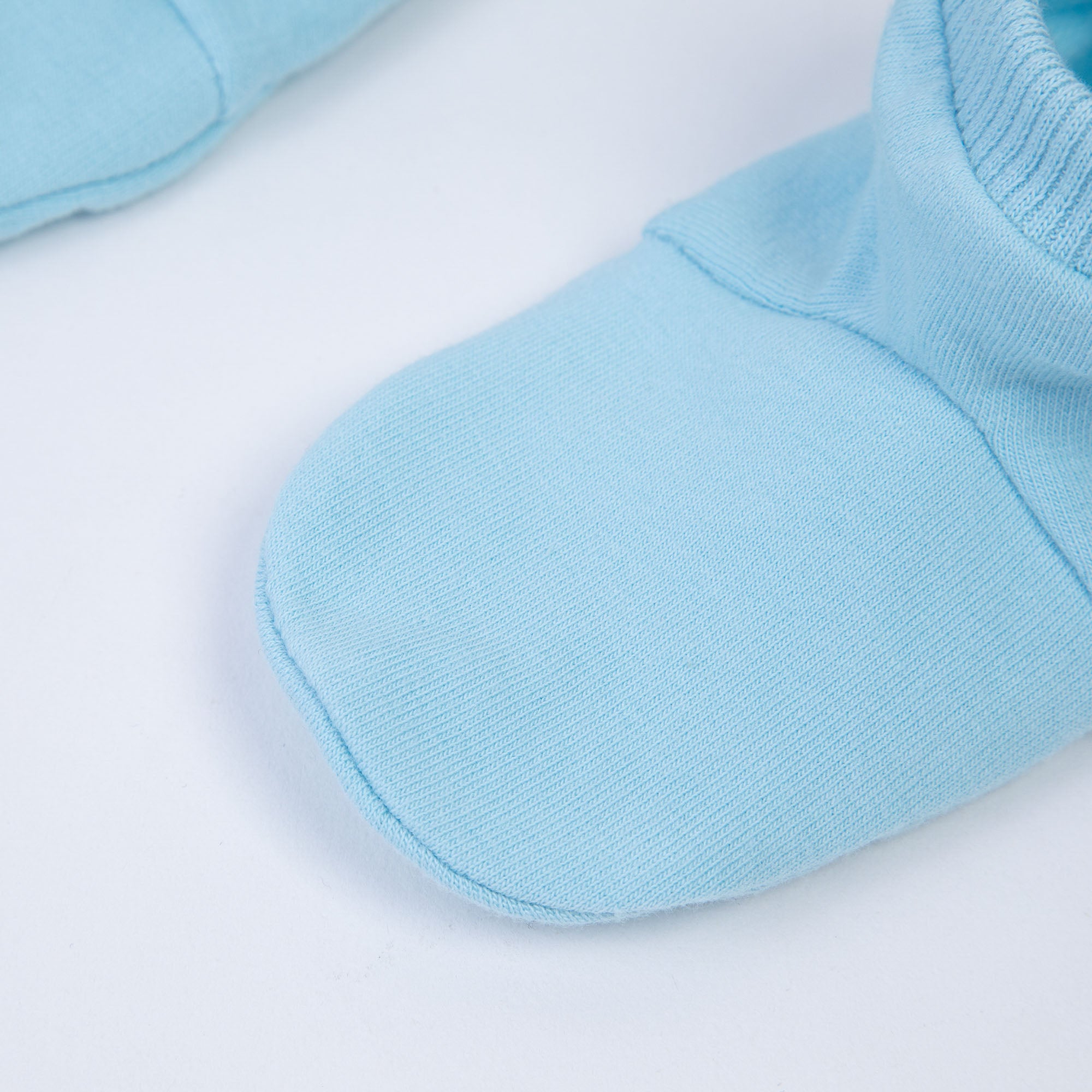 Baby Boys & Girls Blue Logo Cotton Babysuit
