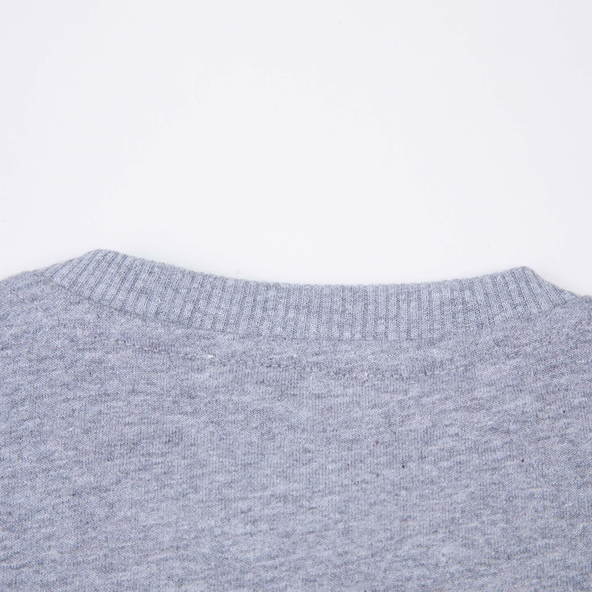 Baby Boys & Girls Grey Printed Cotton Sweatshirt