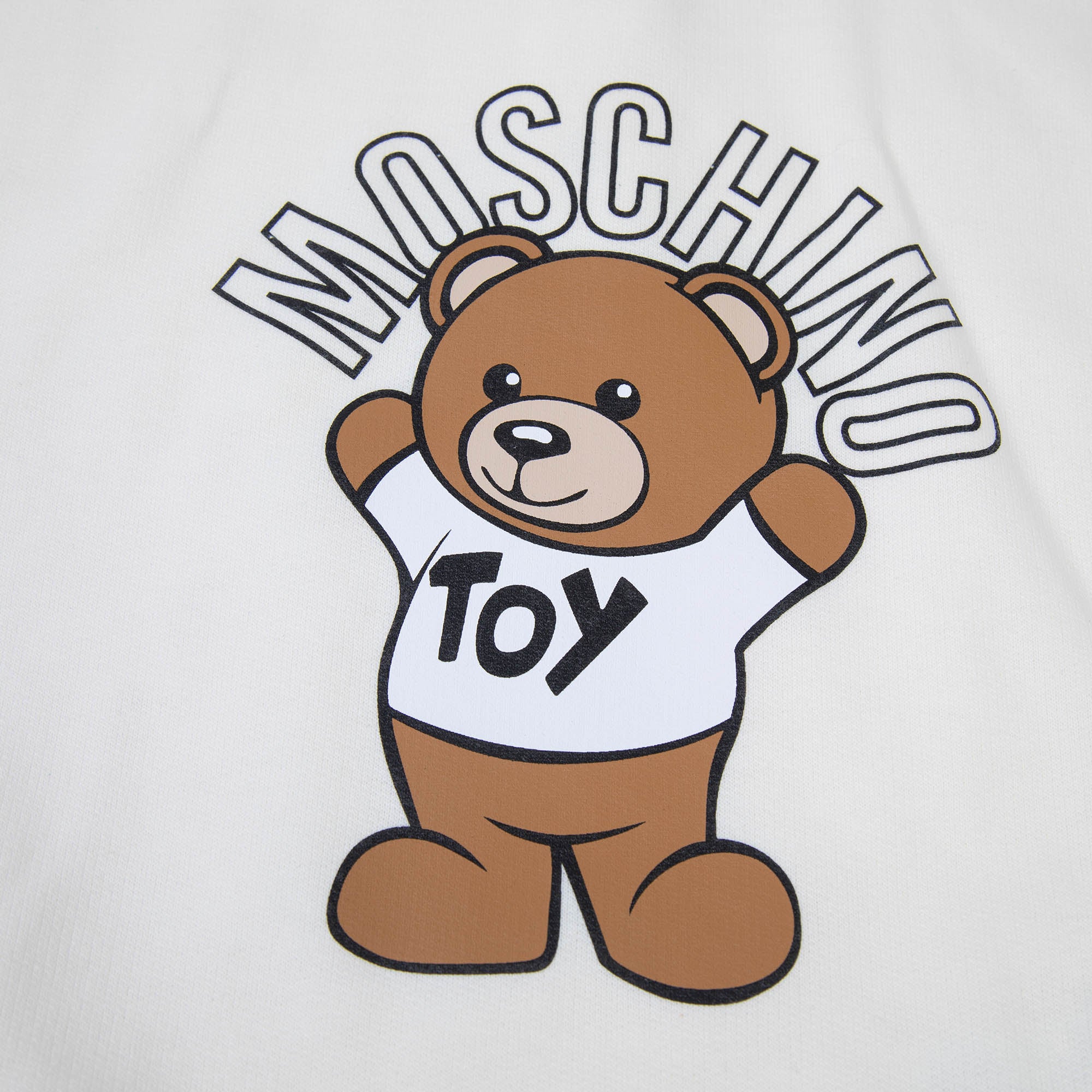 Baby Boys & Girls White Cotton Sweatshirt