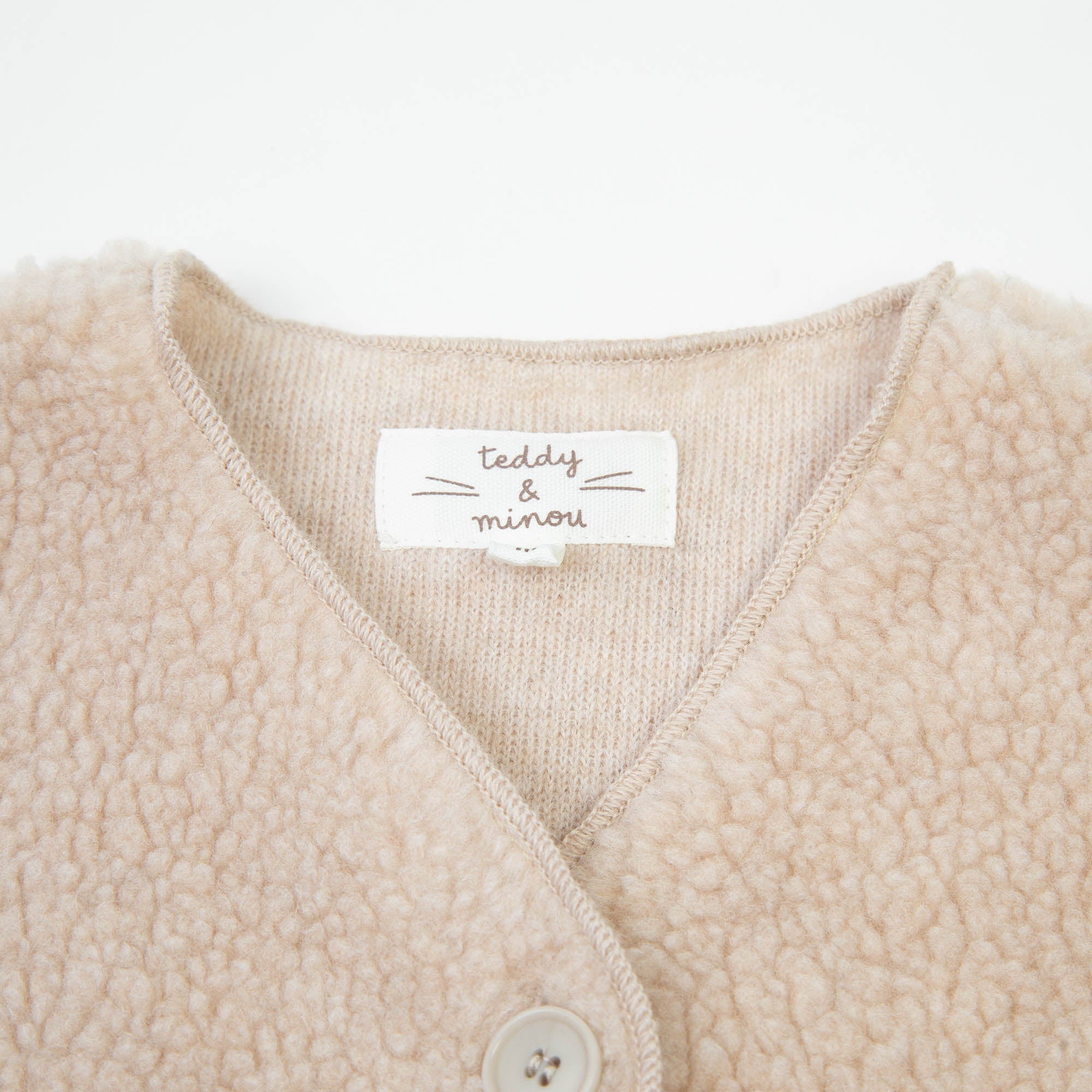Baby Girls Beige Gilet