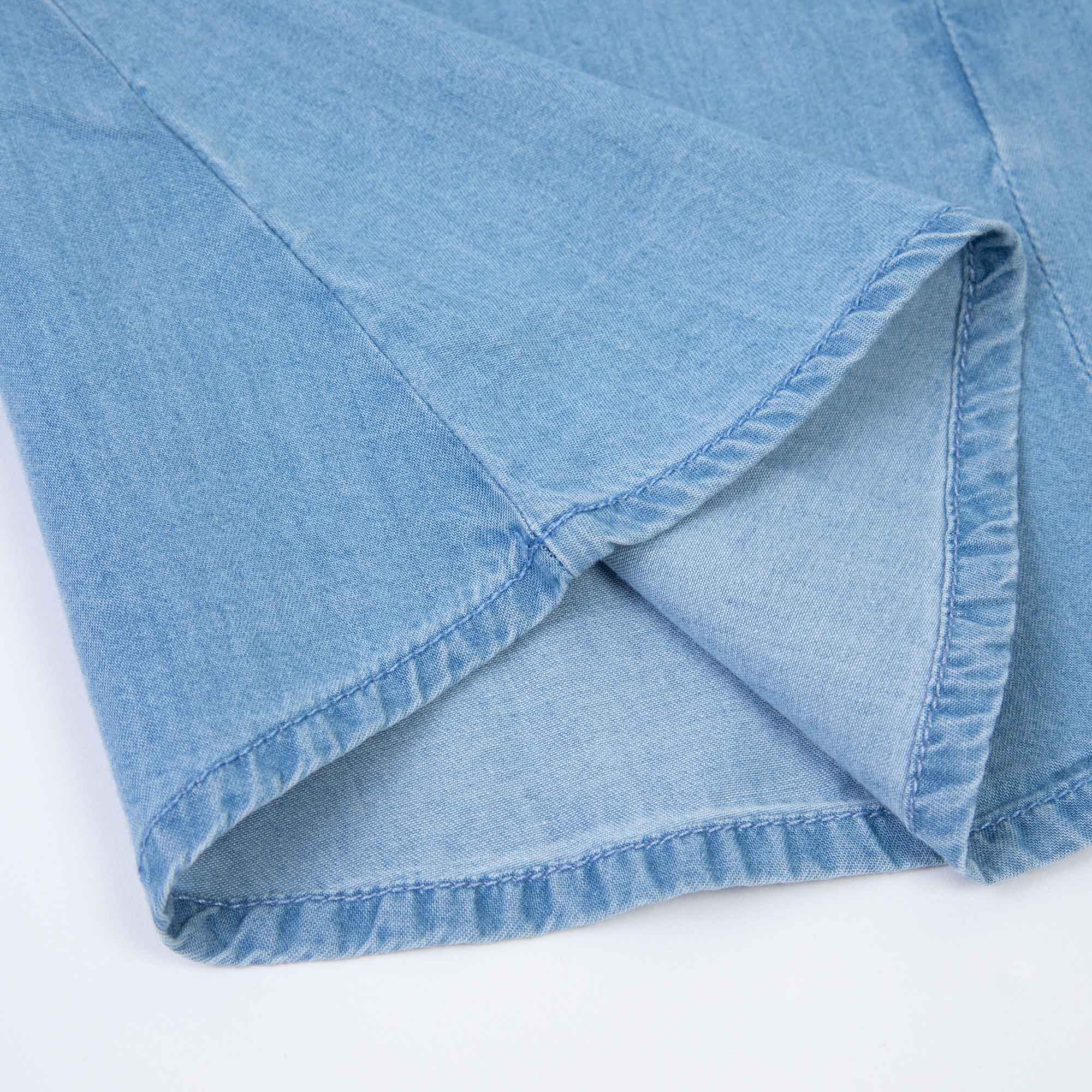 Baby Girls Blue Denim Dress Set