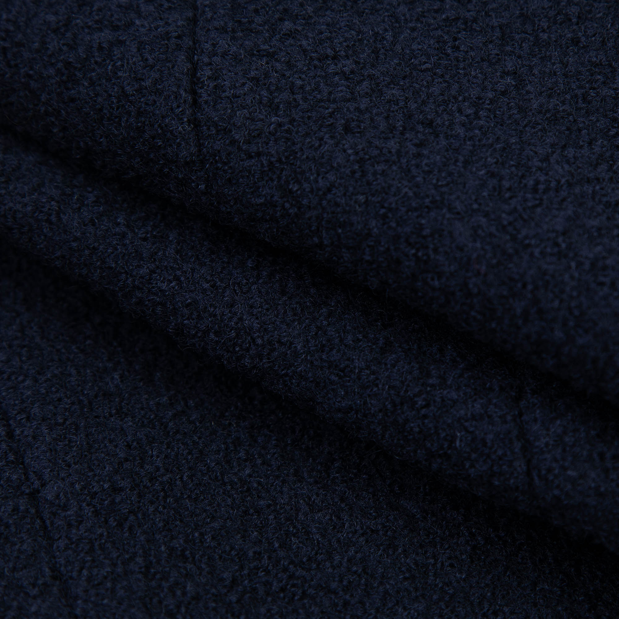Boys Navy Wool Coat