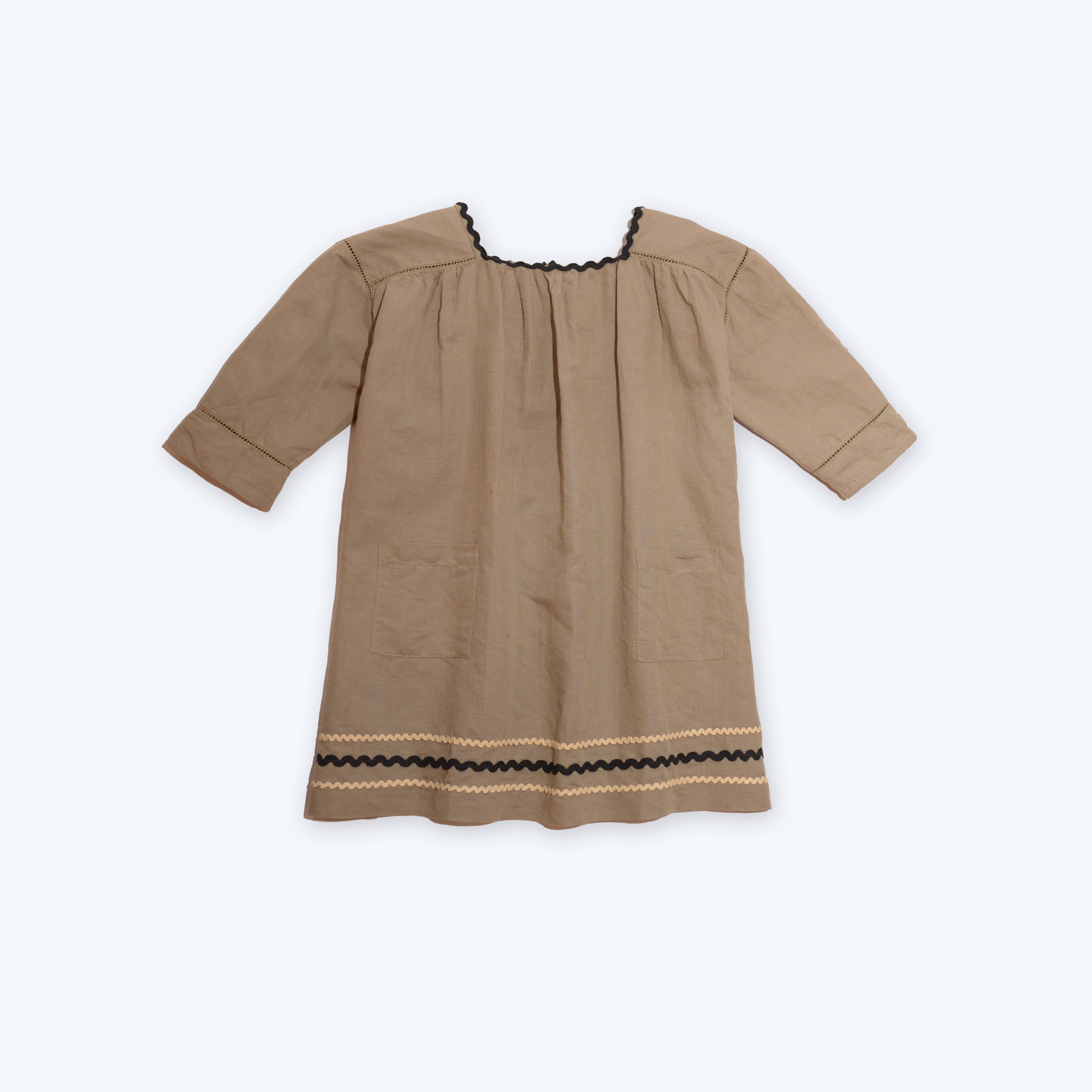 Girls Stone Grey Dress