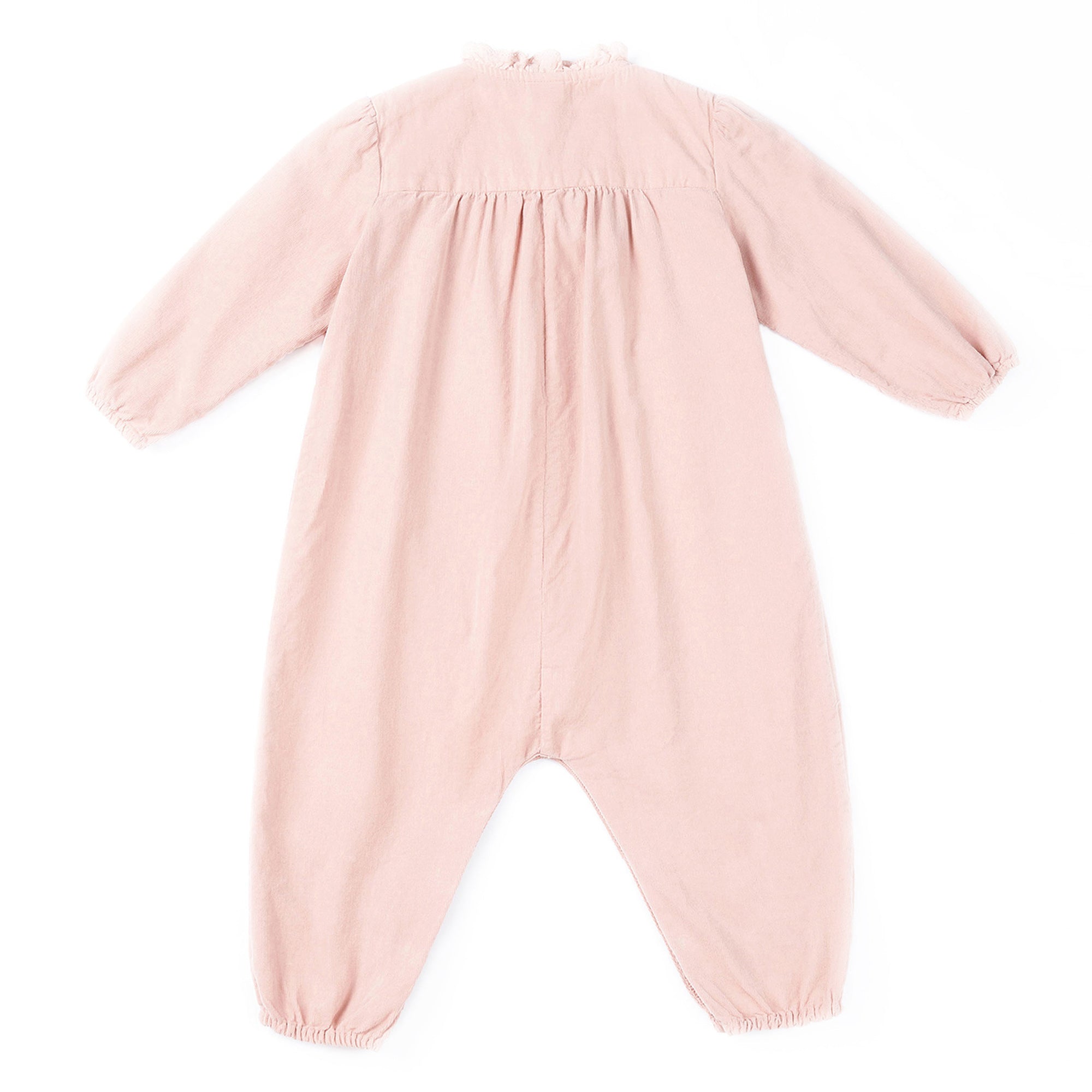 Baby Girls Pink Cotton Babysuit