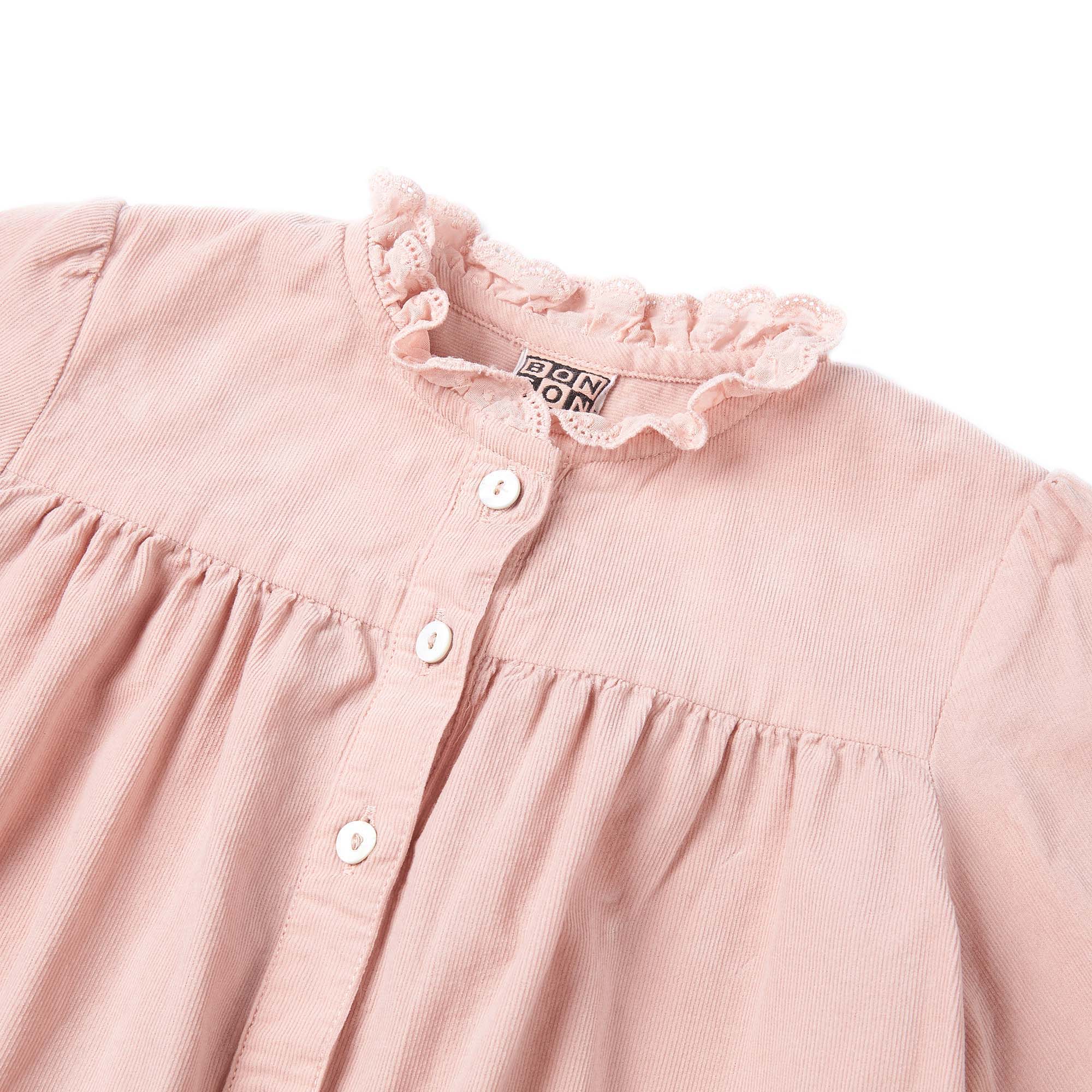 Baby Girls Pink Cotton Babysuit