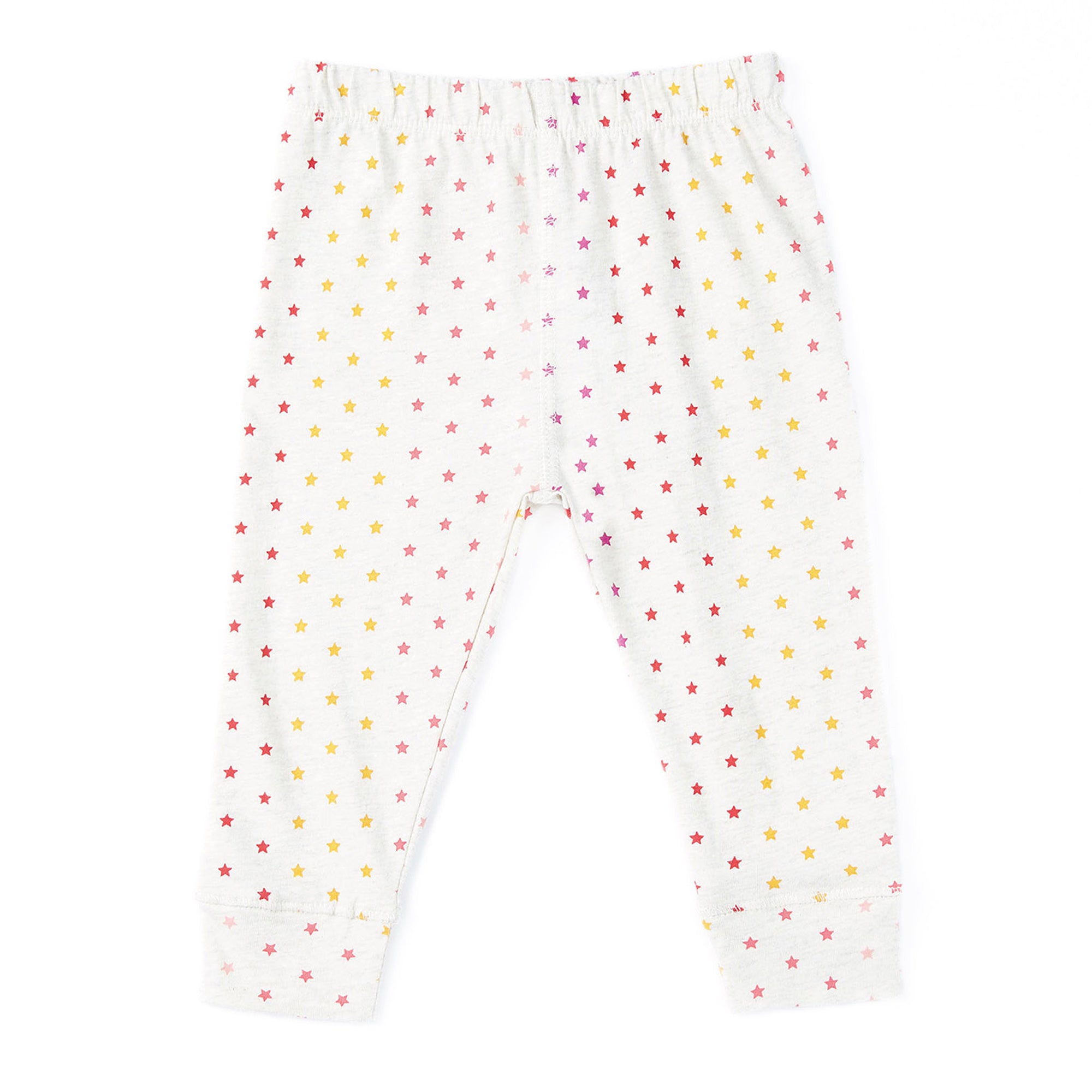 Baby Girls Beige Star Cotton Nightwear Set
