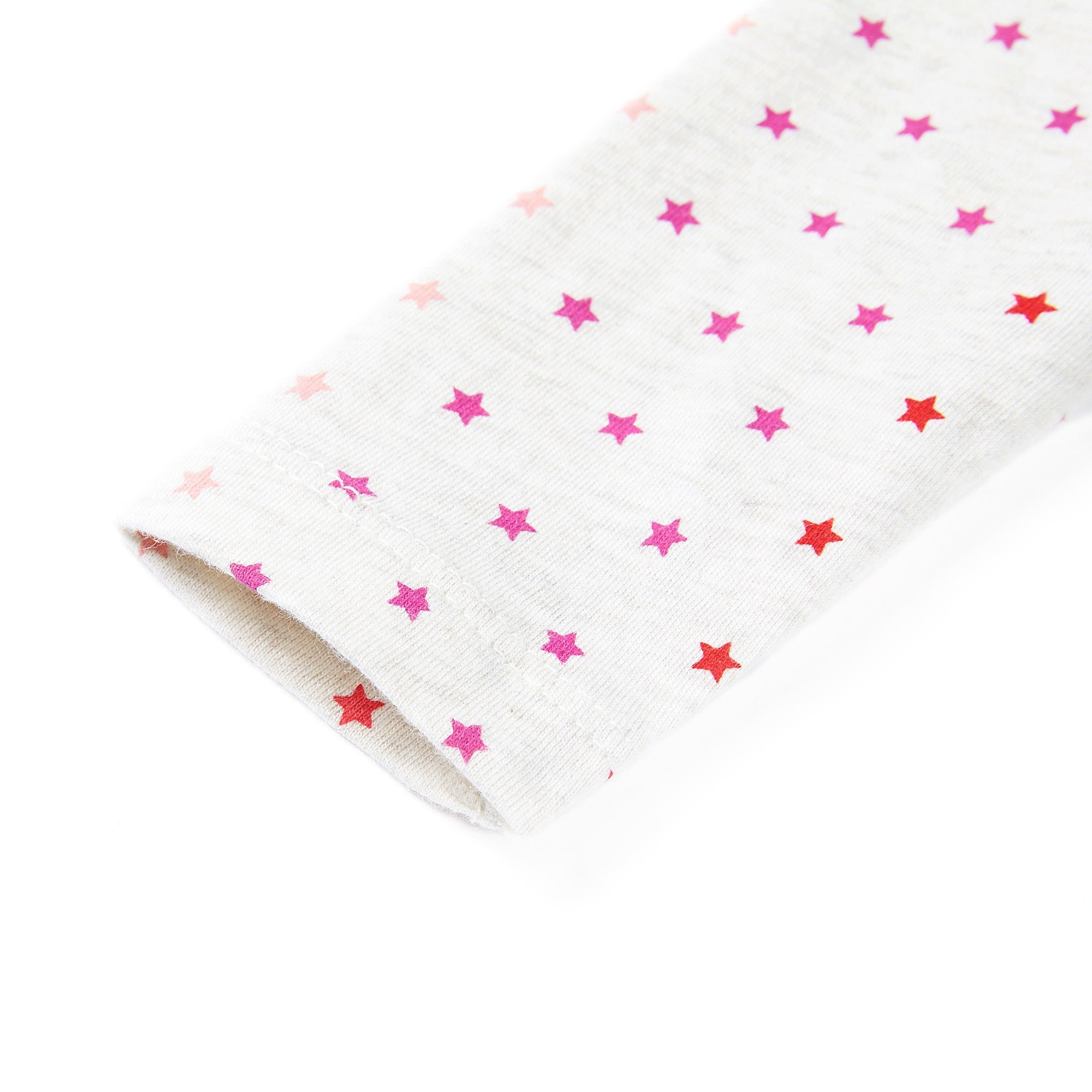 Baby Girls Beige Star Cotton Nightwear Set