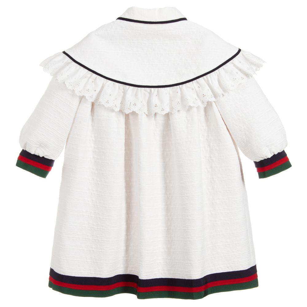 Girls Milk White Coat