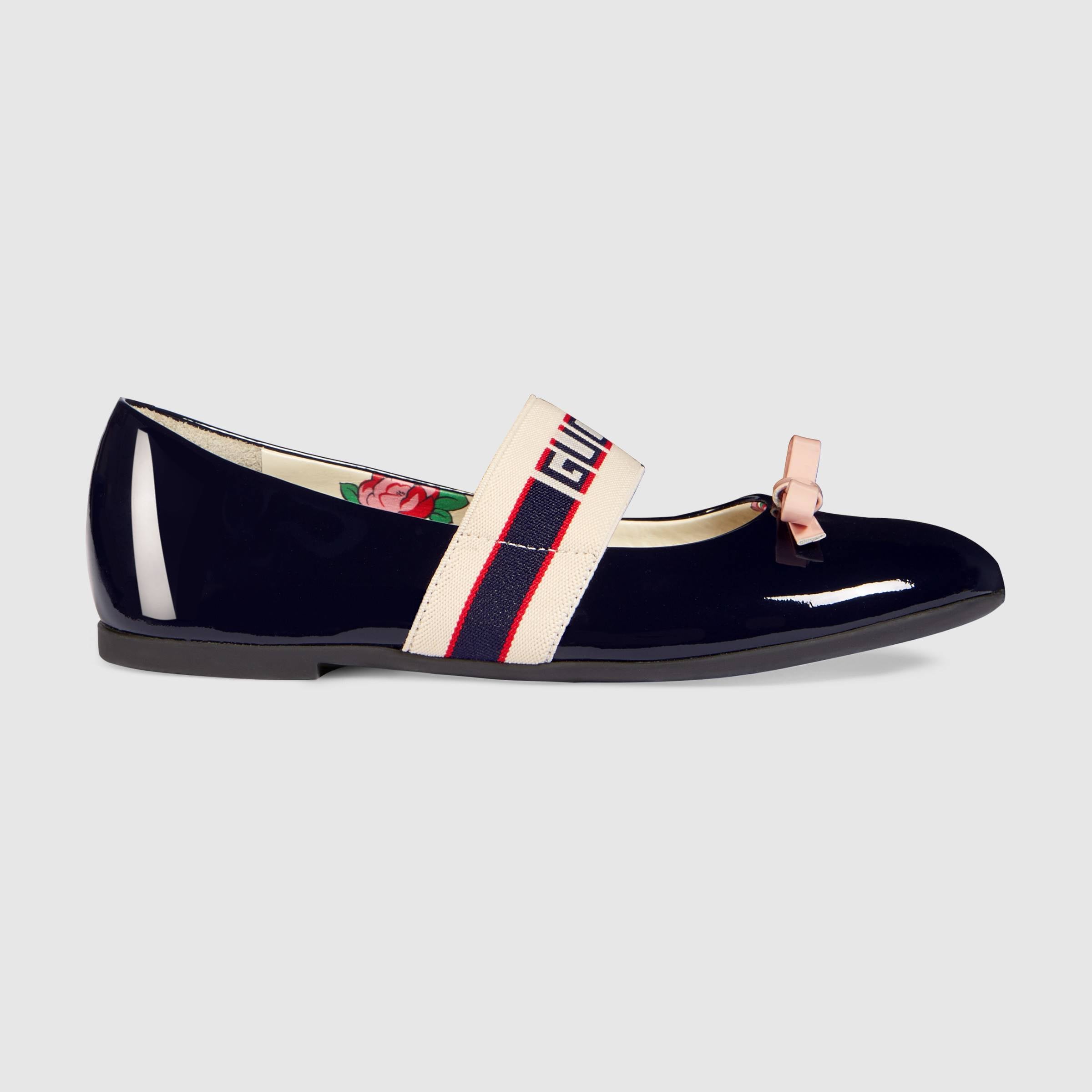 Girls Black Logo Shoes